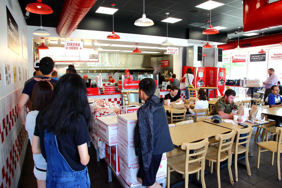 美國旅遊,美國東岸,美國華盛頓,美國必吃,Five Guys漢堡,Five Guys,歐巴馬漢堡
