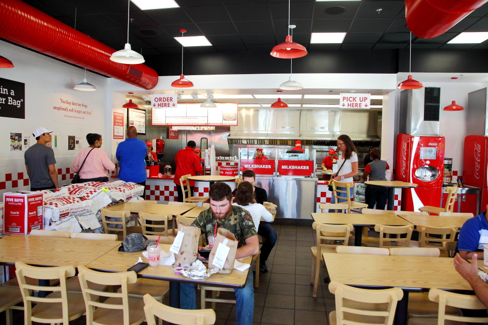 美國旅遊,美國東岸,美國華盛頓,美國必吃,Five Guys漢堡,Five Guys,歐巴馬漢堡