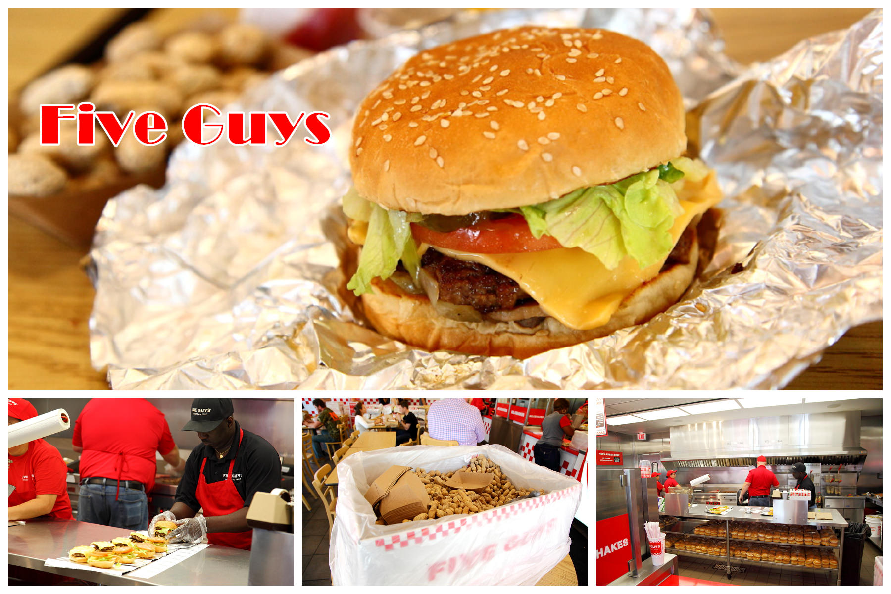 美國旅遊,美國東岸,美國華盛頓,美國必吃,Five Guys漢堡,Five Guys,歐巴馬漢堡 @大手牽小手。玩樂趣