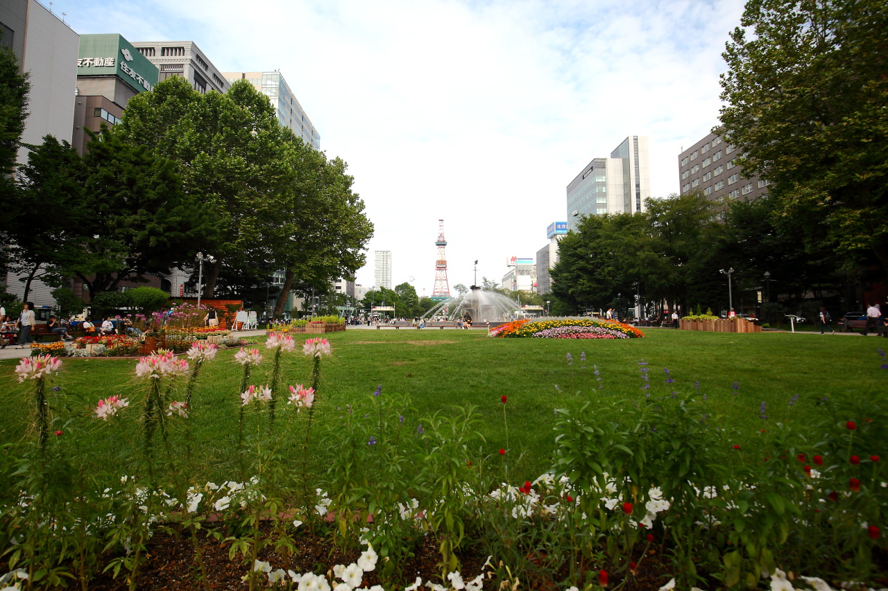 大通公園,大通公園烤玉米,北海道旅遊,札幌旅遊,札幌景點,札幌電視台