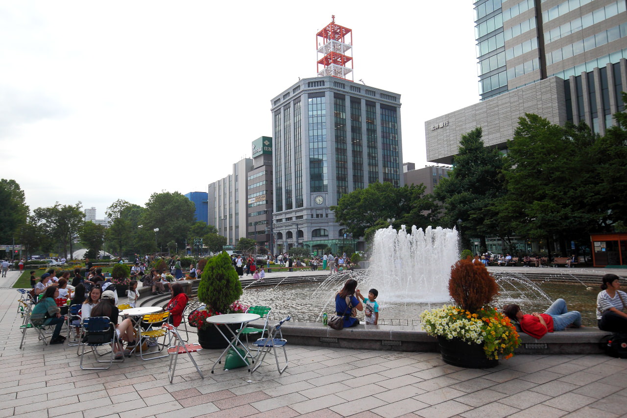 大通公園,大通公園烤玉米,北海道旅遊,札幌旅遊,札幌景點,札幌電視台