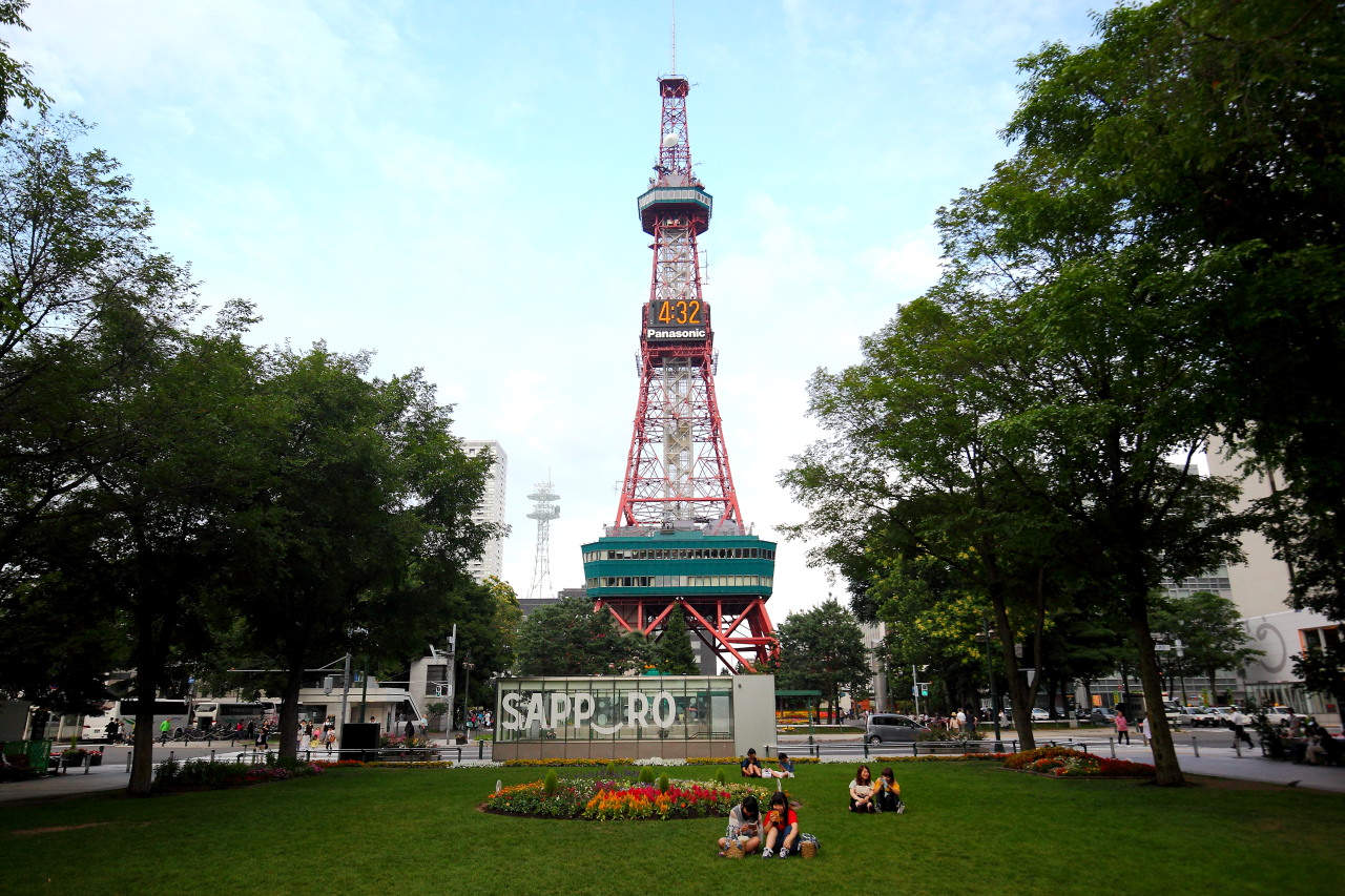 大通公園,大通公園烤玉米,北海道旅遊,札幌旅遊,札幌景點,札幌電視台