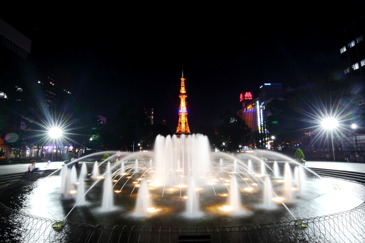 大通公園,大通公園烤玉米,北海道旅遊,札幌旅遊,札幌景點,札幌電視台