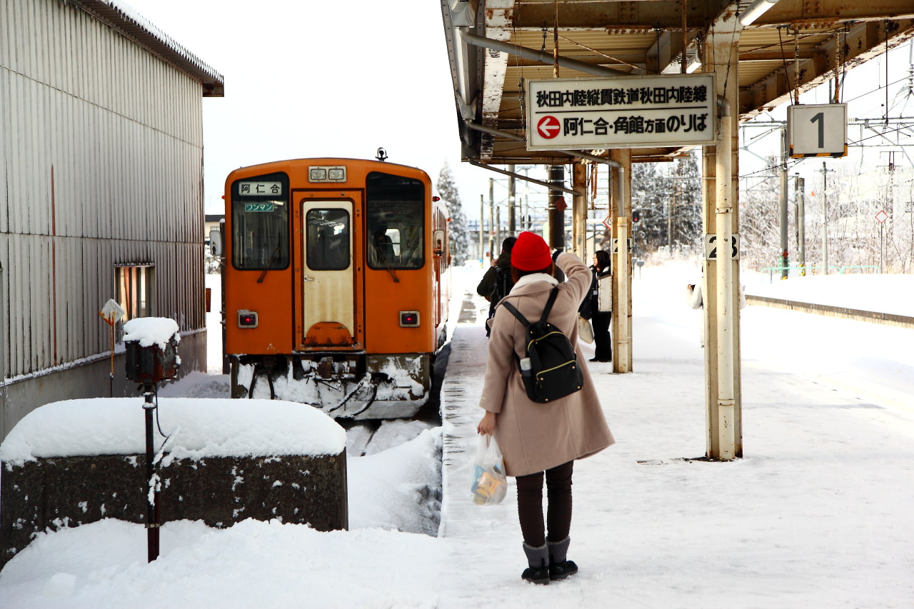 戀戀秋田犬主題路線,樂吃夠！日本,日本東北旅遊,秋田內陸縱貫鐵道,秋田旅遊