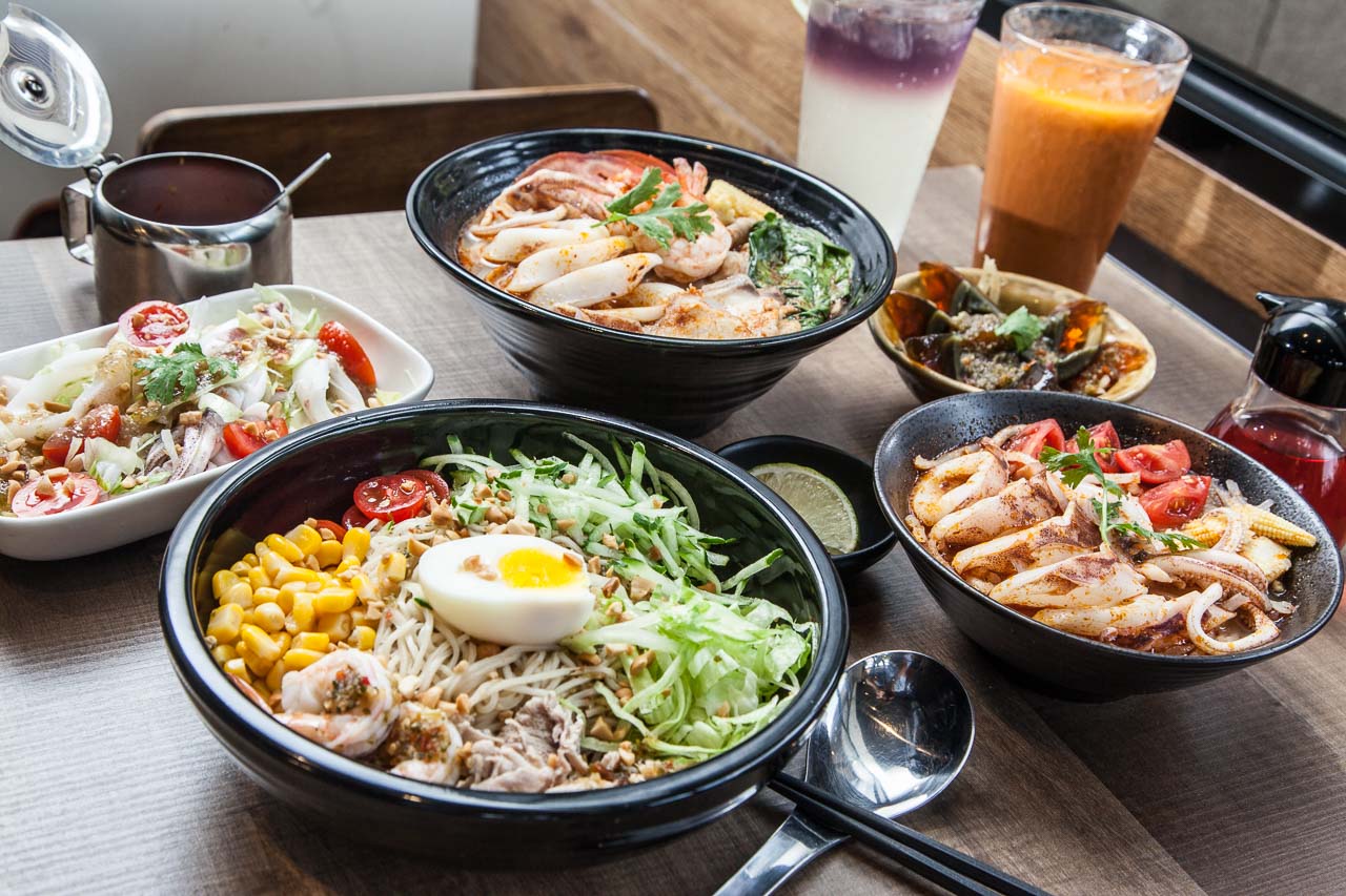 蘆竹泰式料理,桃園美食,南崁美食,桃園涼麵,蘆竹麵店,大竹美食,創意涼麵,伊藤萬游泳學校,小卷米粉,泰式拉麵,泰式小吃