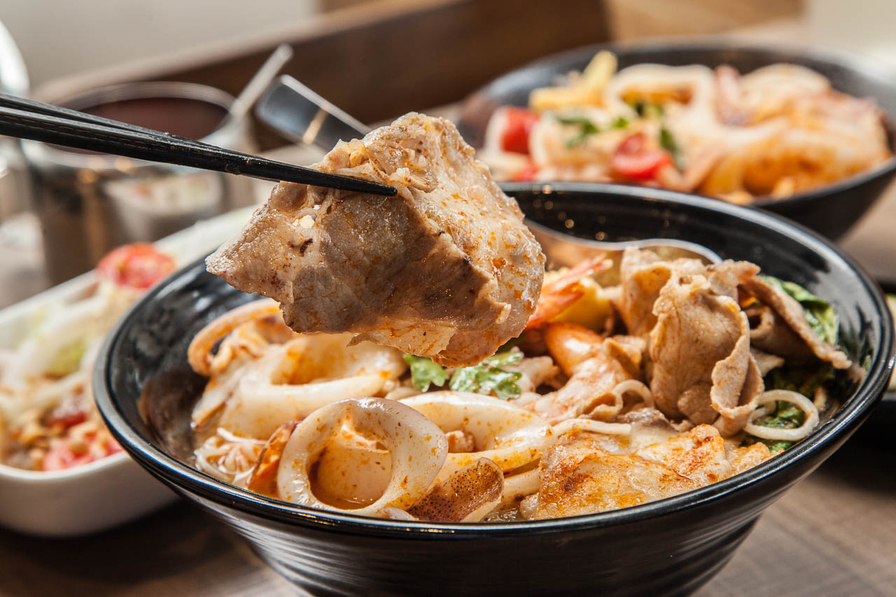 蘆竹泰式料理,桃園美食,南崁美食,桃園涼麵,蘆竹麵店,大竹美食,創意涼麵,伊藤萬游泳學校,小卷米粉,泰式拉麵,泰式小吃