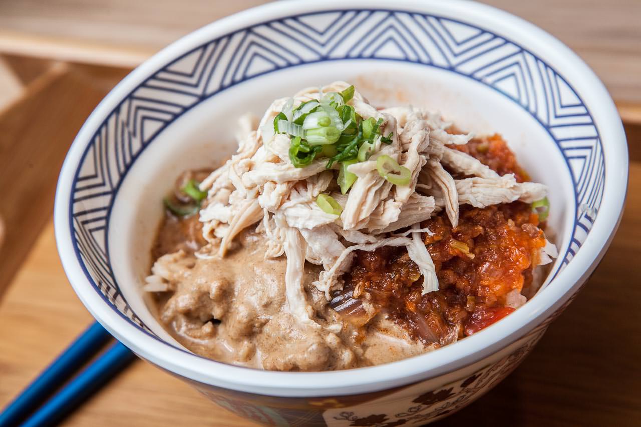 台北小吃,台北涼麵,台北丼飯,無敵食堂 丼飯涼麵,無敵食堂,丼飯推薦,涼麵推薦,台北美食,中山美食