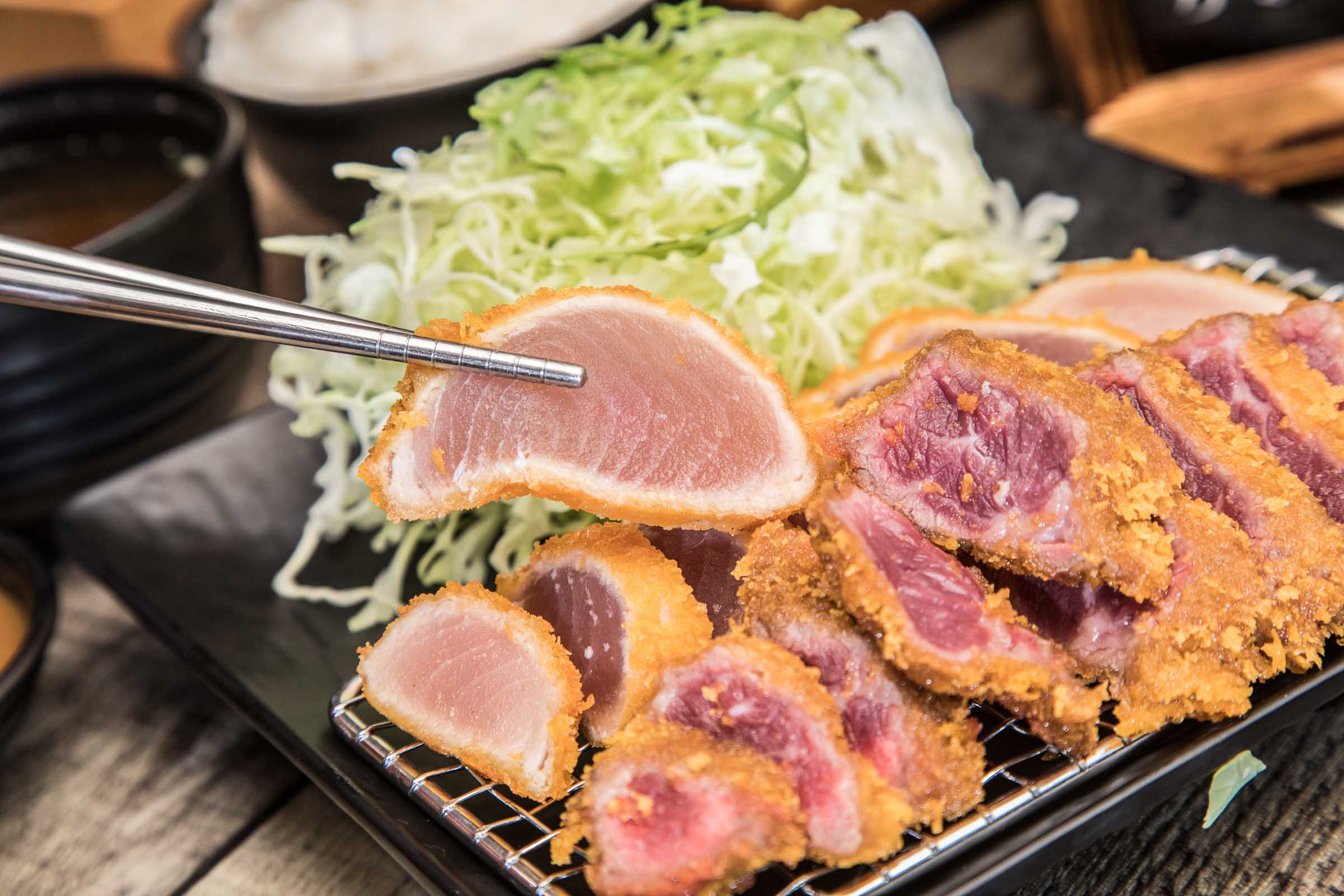 桃園美食,桃園火車站美食,桃園炸牛排,桃園炸牛排推薦,桃園小吃推薦,新光三越美食推薦,虎次郎日式炸牛排-新光三越桃園站前店,虎次郎日式炸牛排