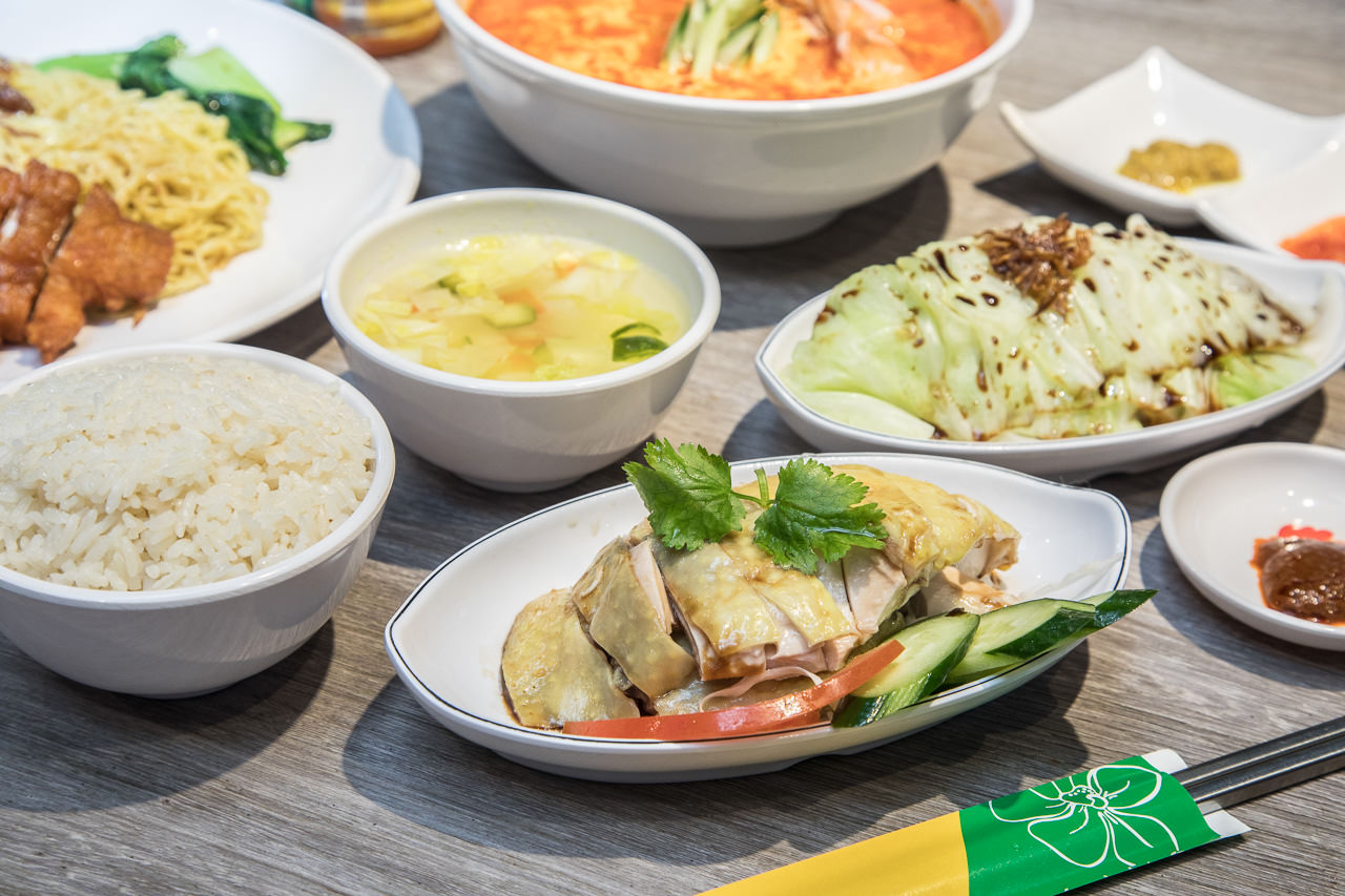新光三越海南雞飯,新光三越南西店海南雞飯,張記海南雞飯-新光南西店,中山區美食,中山區海南雞飯,台北海南雞飯