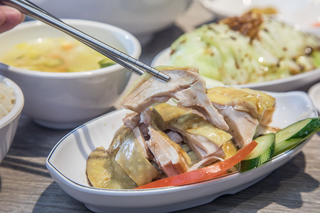 新光三越海南雞飯,新光三越南西店海南雞飯,張記海南雞飯-新光南西店,中山區美食,中山區海南雞飯,台北海南雞飯