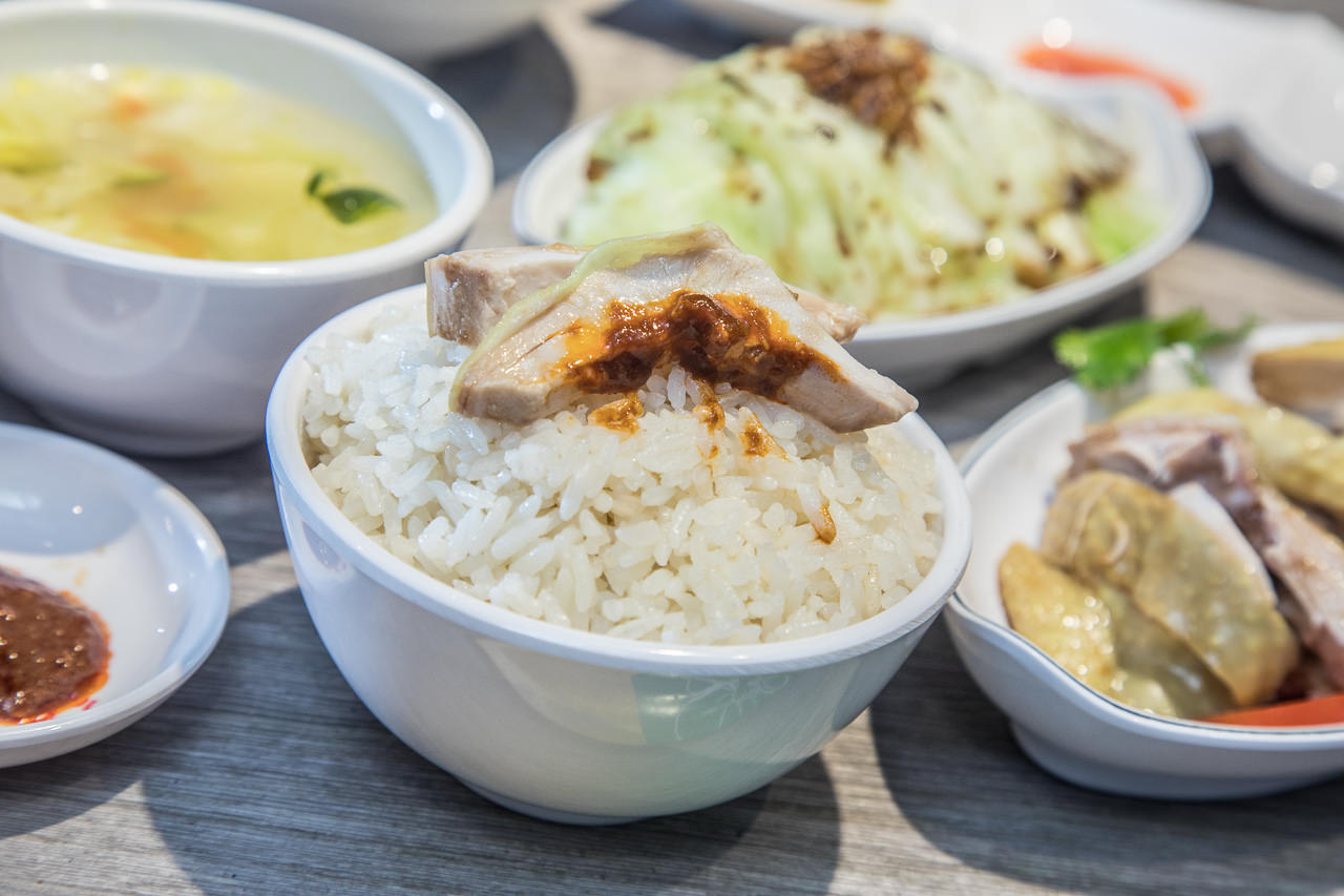 新光三越海南雞飯,新光三越南西店海南雞飯,張記海南雞飯-新光南西店,中山區美食,中山區海南雞飯,台北海南雞飯