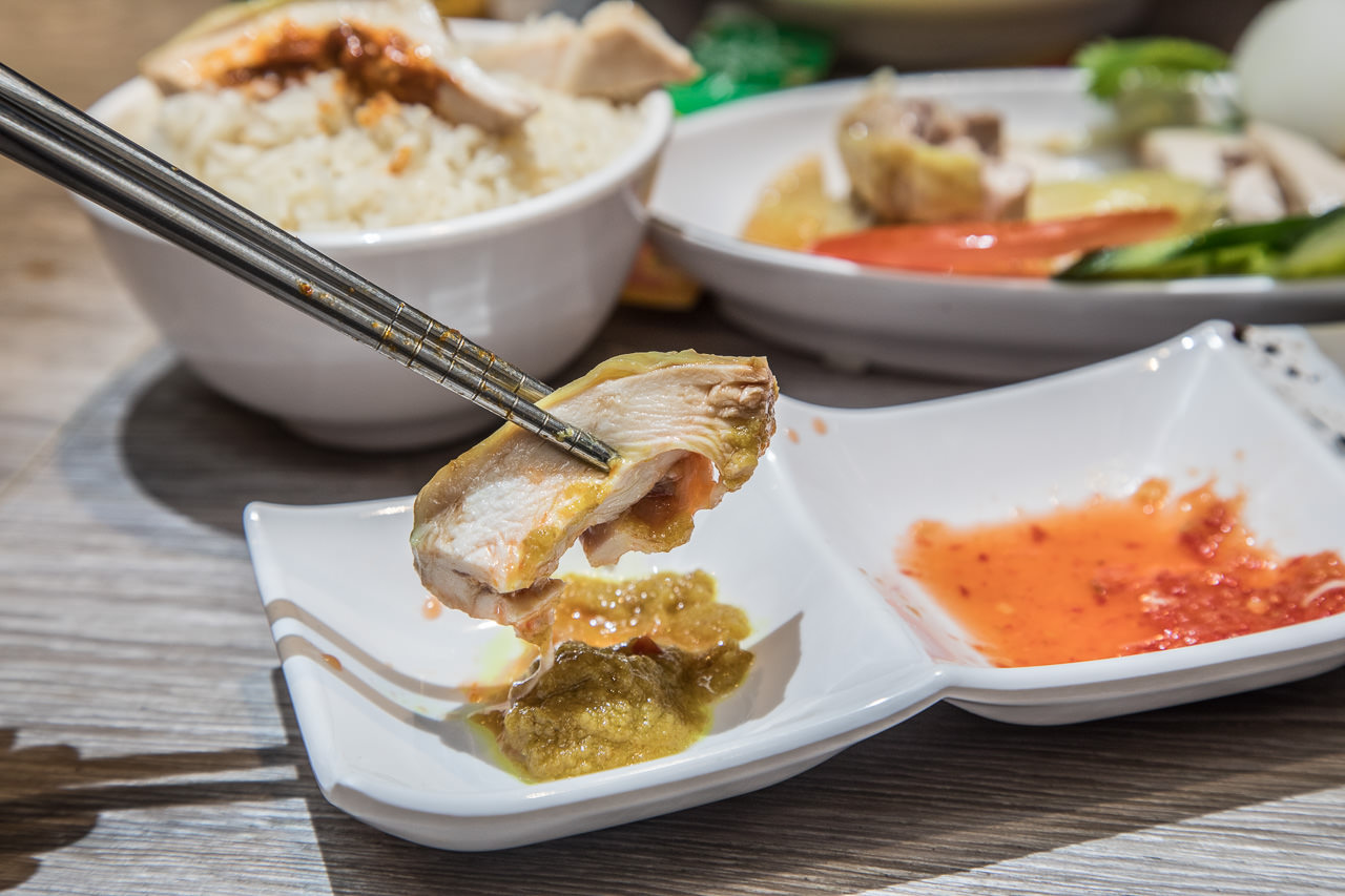 新光三越海南雞飯,新光三越南西店海南雞飯,張記海南雞飯-新光南西店,中山區美食,中山區海南雞飯,台北海南雞飯