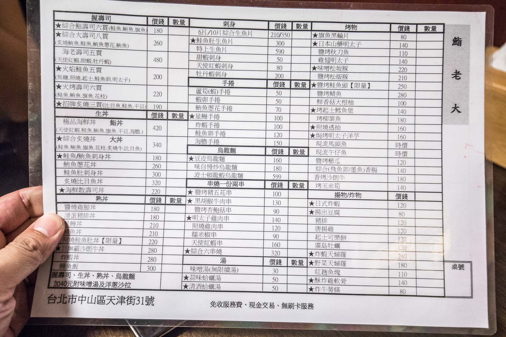 鮨老大日本料理,台北居酒屋,台北日本料理,台北串燒,中山區串燒,台北聚餐推薦,中山區居酒屋,台北梅酒喝到飽,台北啤酒喝到飽,鮨老大