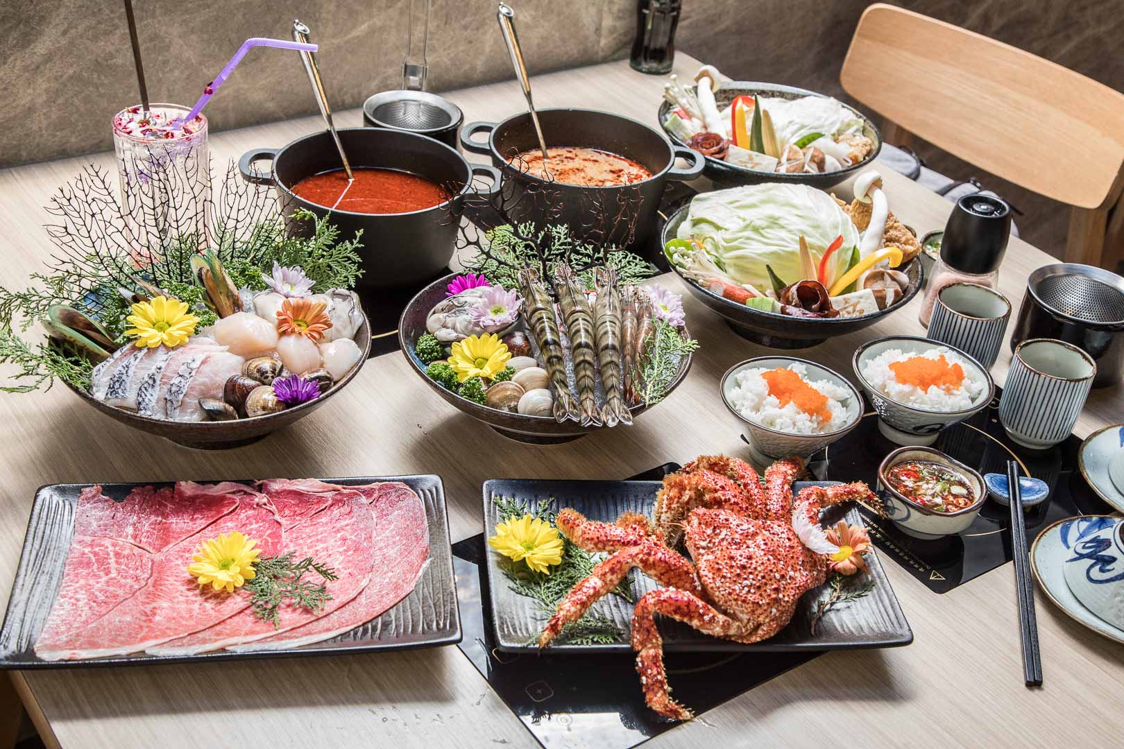 桃園美食,桃園聚餐,桃園火鍋,長庚美食,桃園鍋物,長庚餐廳,六石蒔鍋 @大手牽小手。玩樂趣
