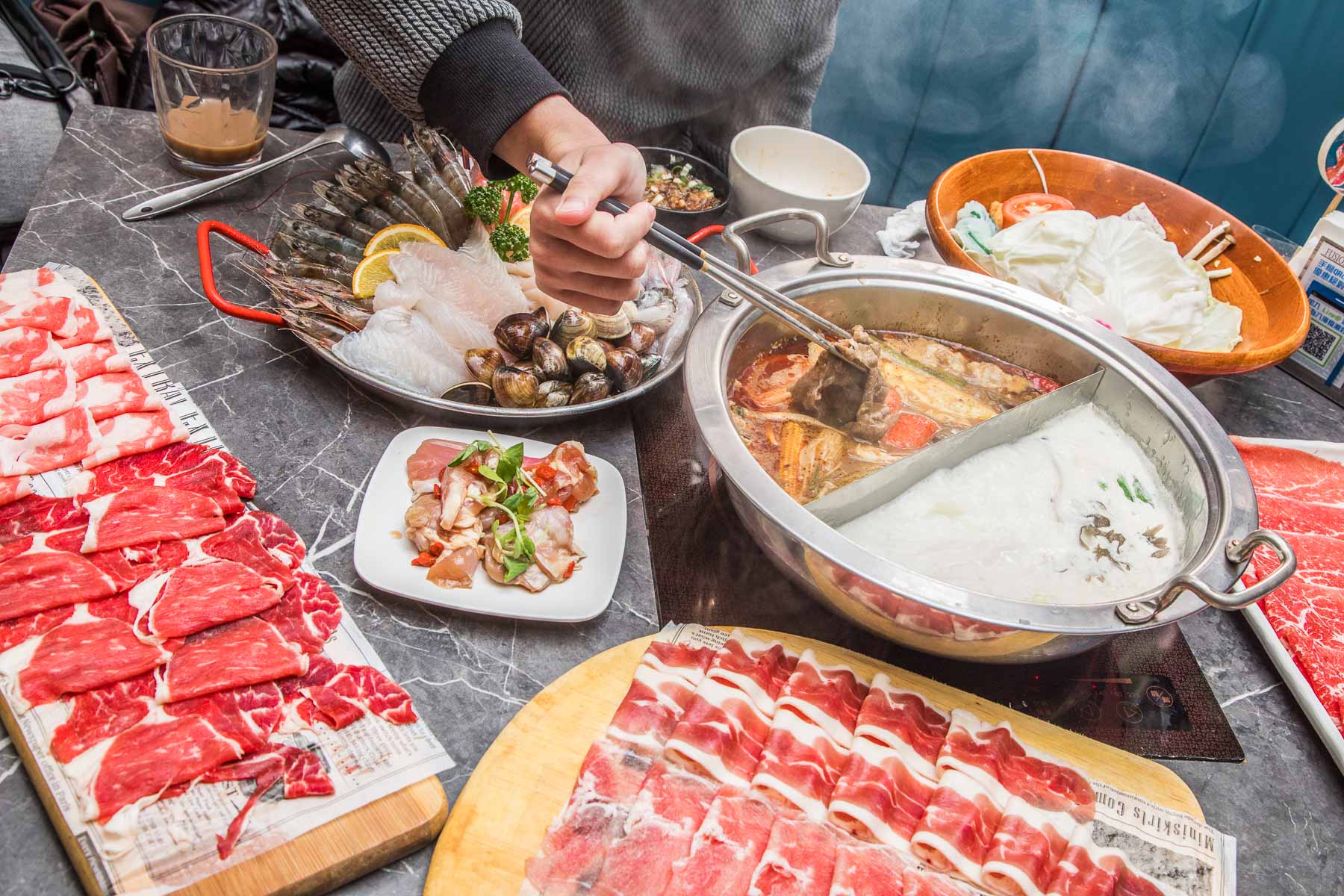 中和美食,中和吃到飽,中和鍋物吃到飽,中和麻辣鍋吃到飽,八海食潮當代鍋物,中和Global Mall環球購物中心,中和環球購物中心美食