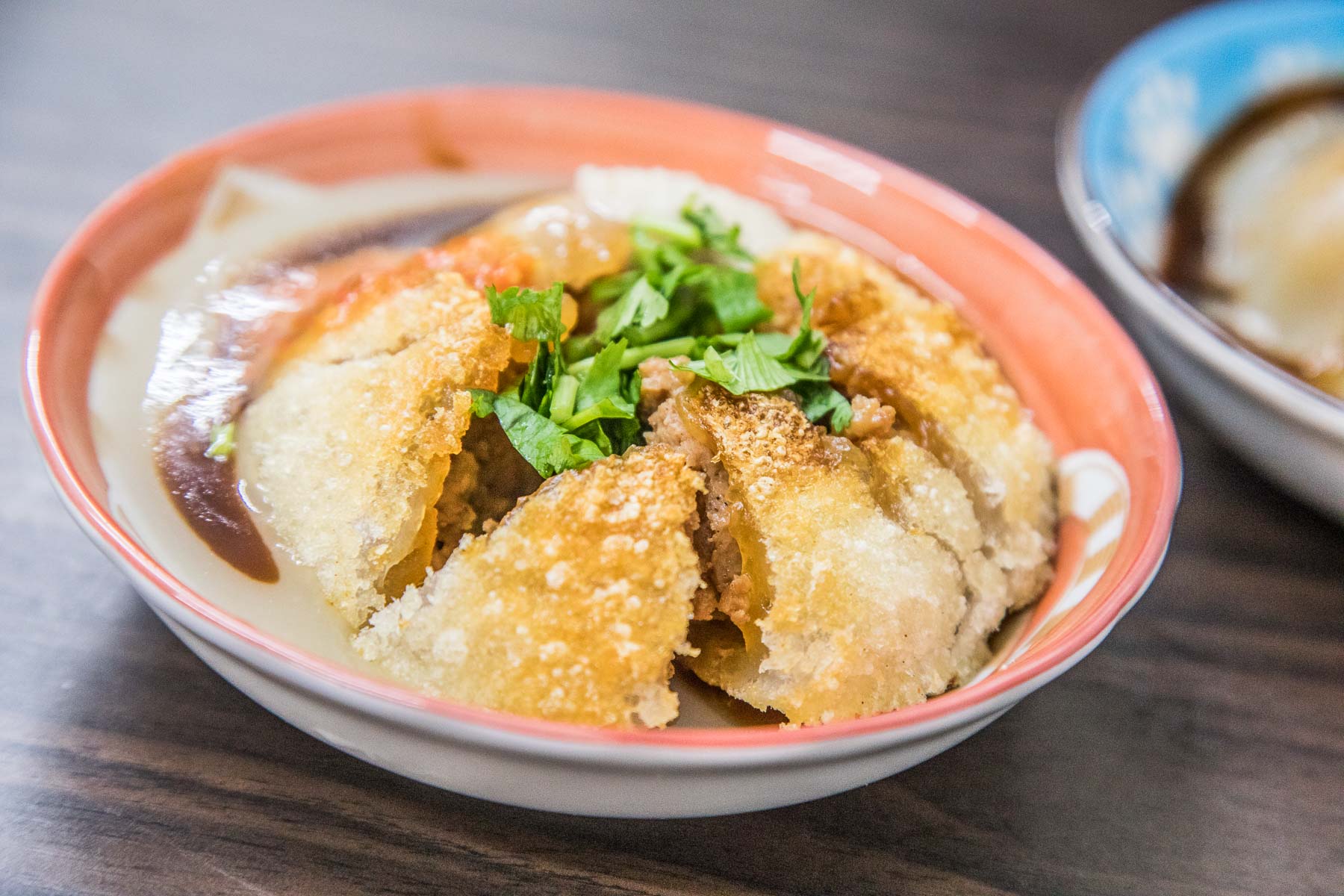中壢美食,脆皮肉圓