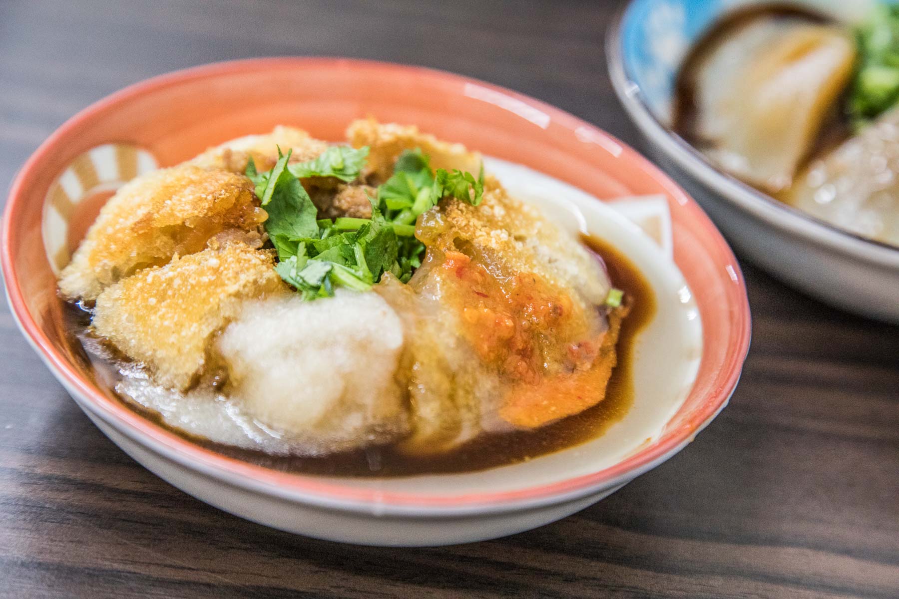 中壢美食,脆皮肉圓