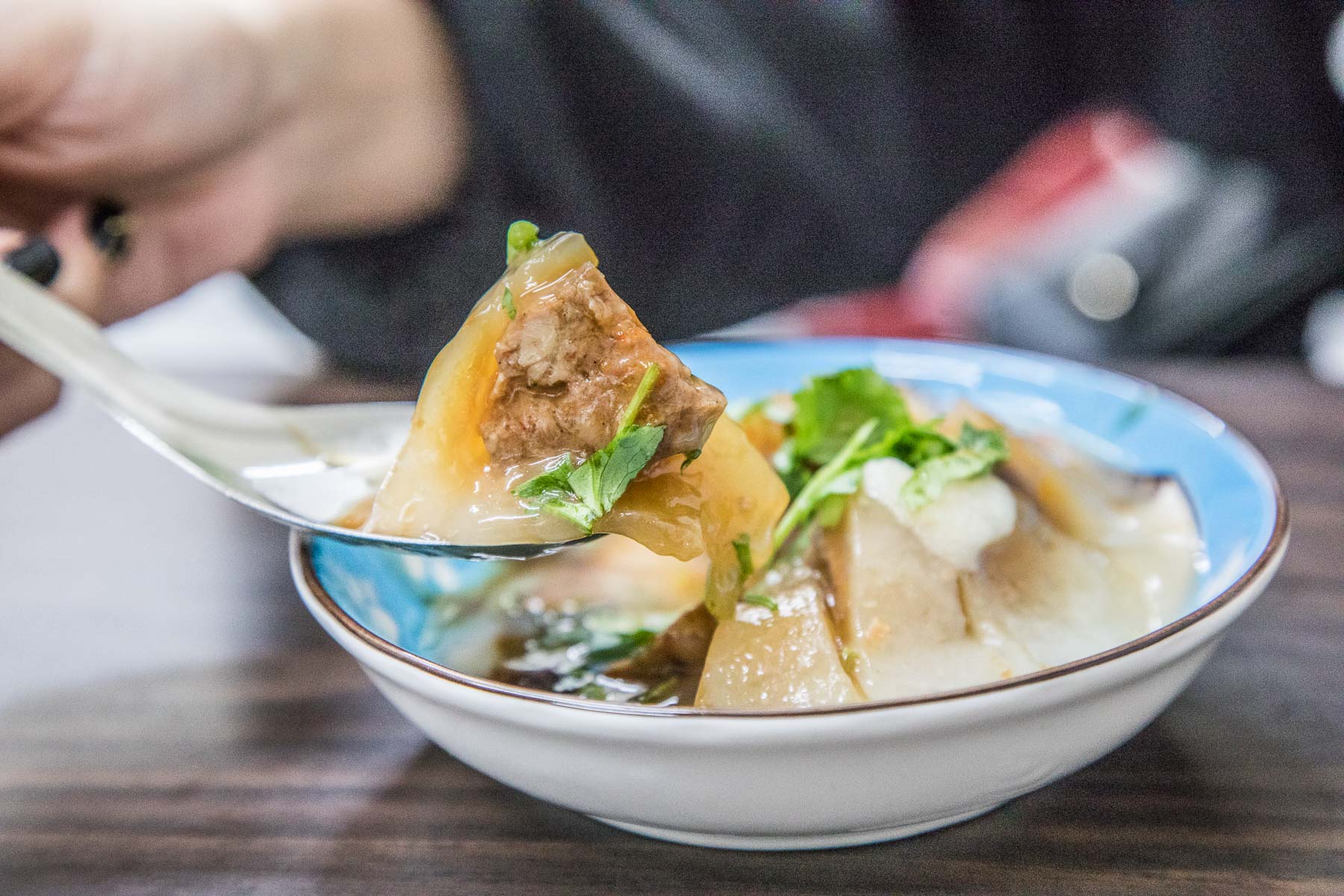 中壢美食,脆皮肉圓