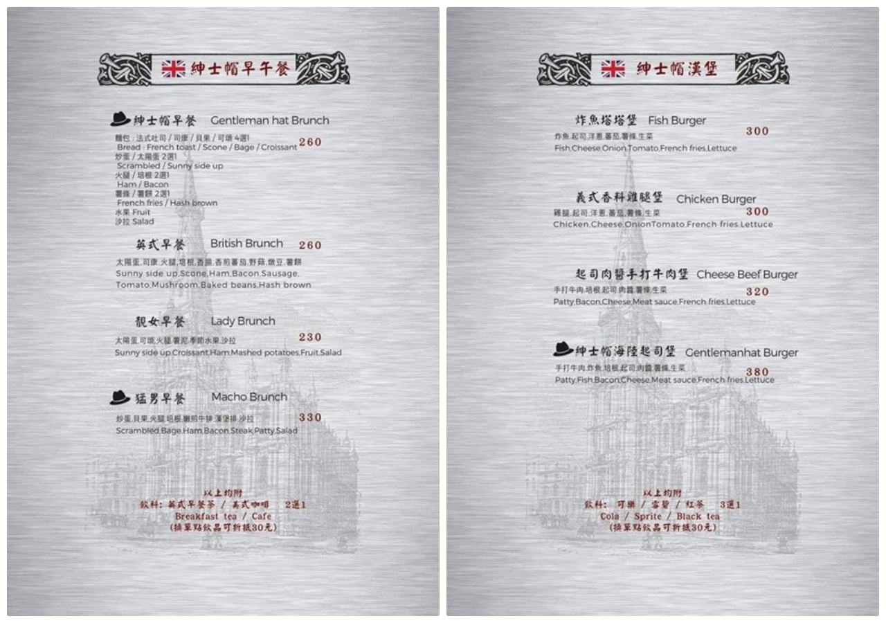 新竹聚餐,新竹早午餐,新竹必吃,新竹義式料理,新竹英式料理,新竹炸魚薯條,紳士帽英式早午餐主題餐廳,新竹美食
