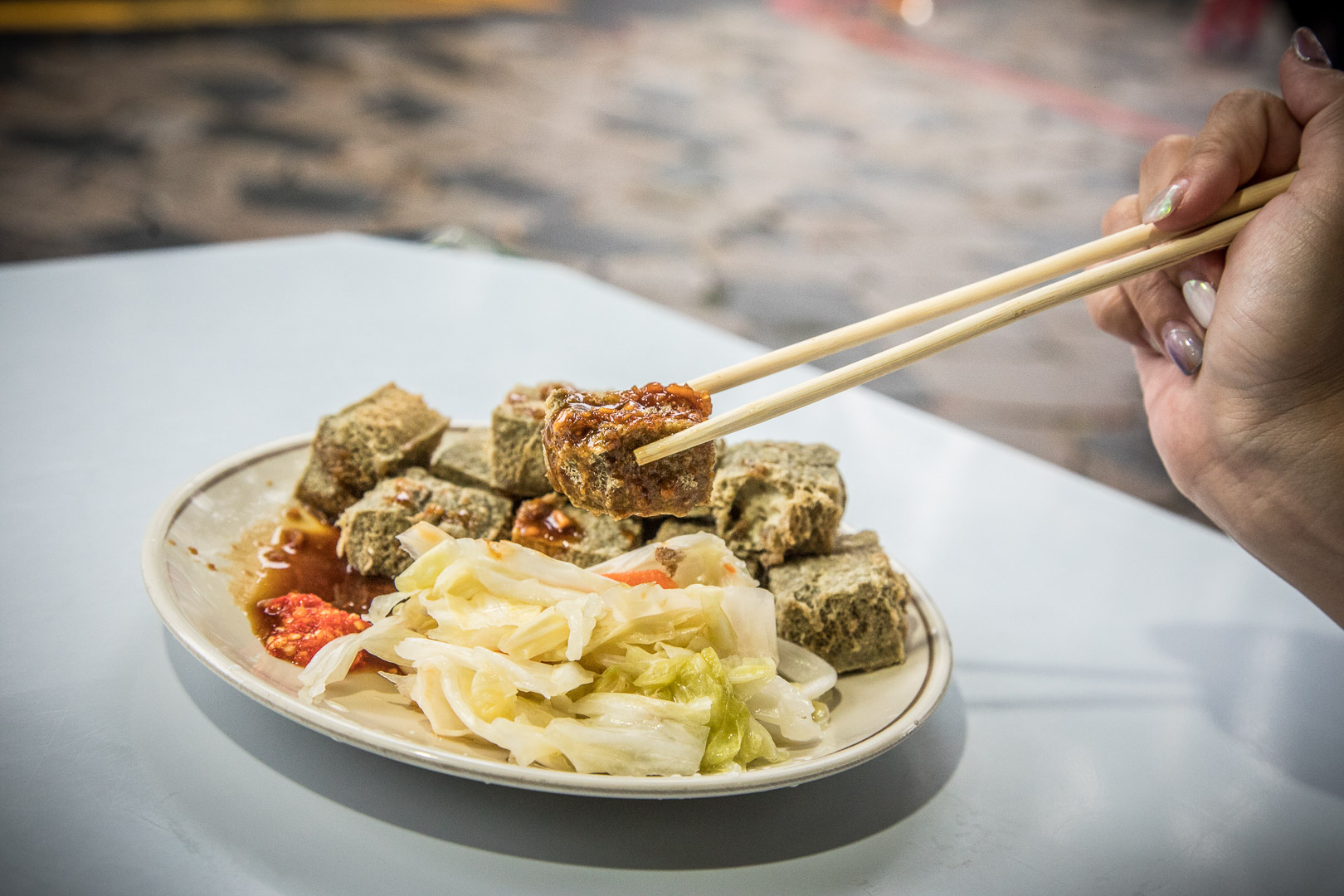 宜蘭美食,宜蘭小吃,礁溪美食,礁溪小吃,宜蘭臭豆腐,礁溪臭豆腐,綠色臭豆腐