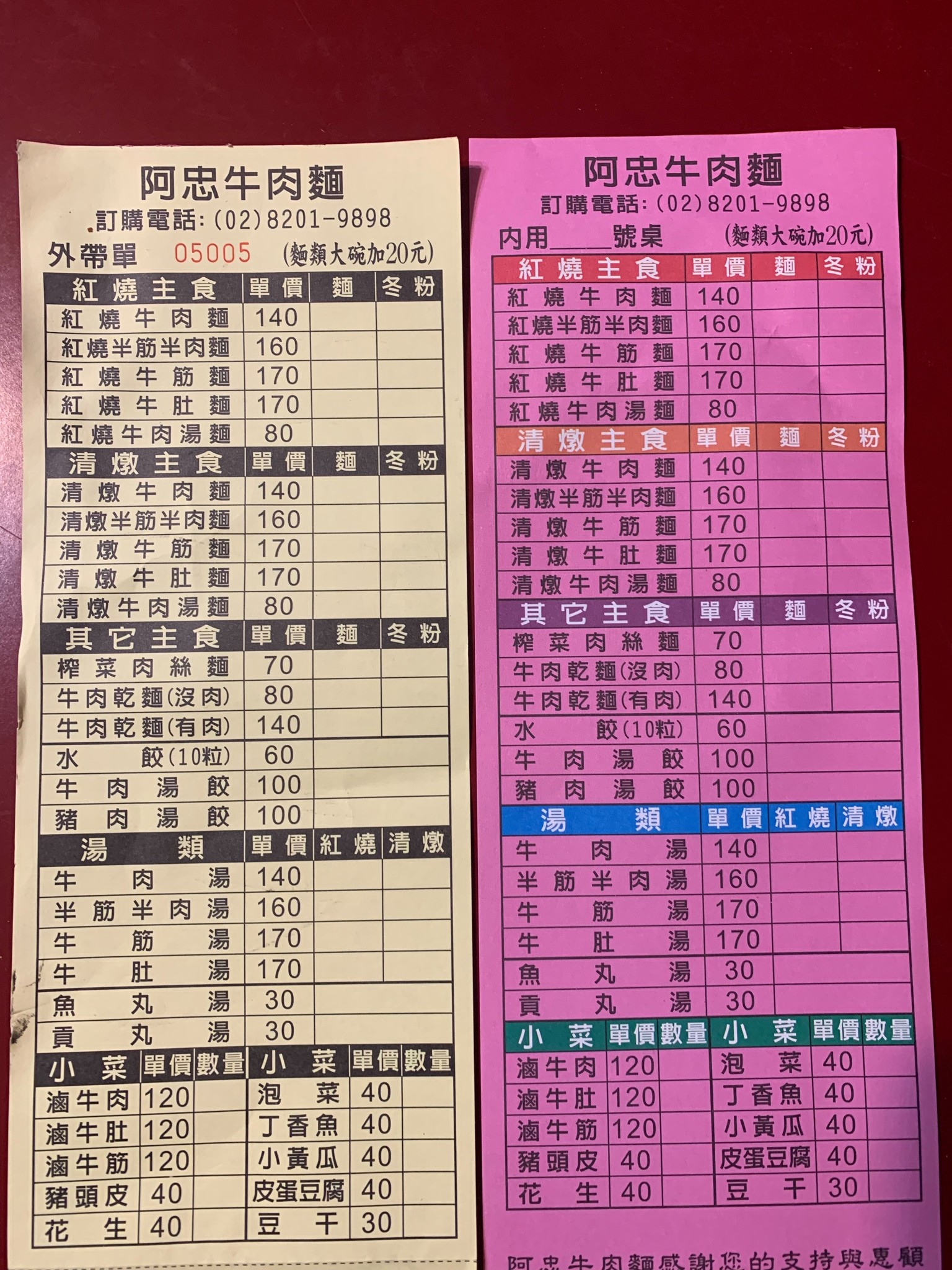 新莊牛肉麵,阿忠牛肉麵