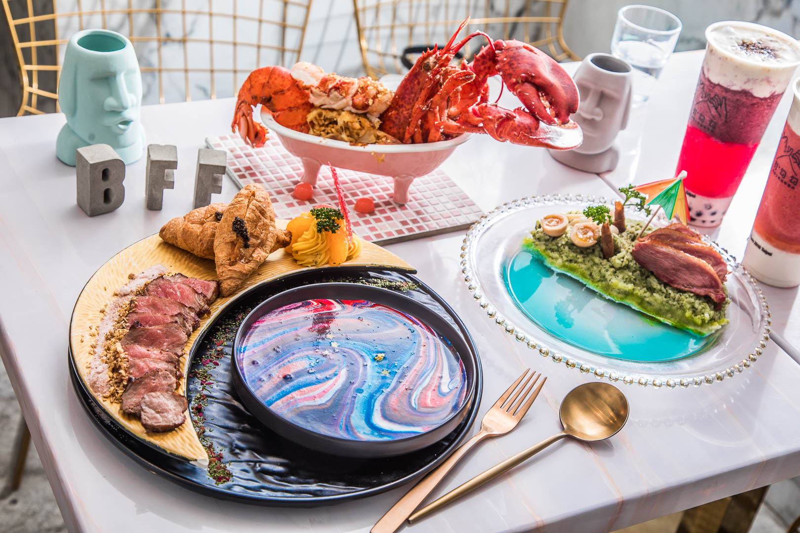 BFF Gossip Brunch早午餐,BFF 早午餐,公館早午餐,台北美食,台北聚餐,台北早午餐,台北義大利麵,公館美食,台北約會,台北網美餐廳,台北公館美食 @大手牽小手。玩樂趣