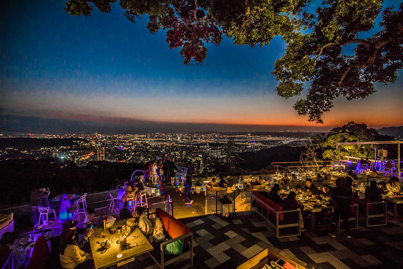 陽明山夜景,草山夜未眠