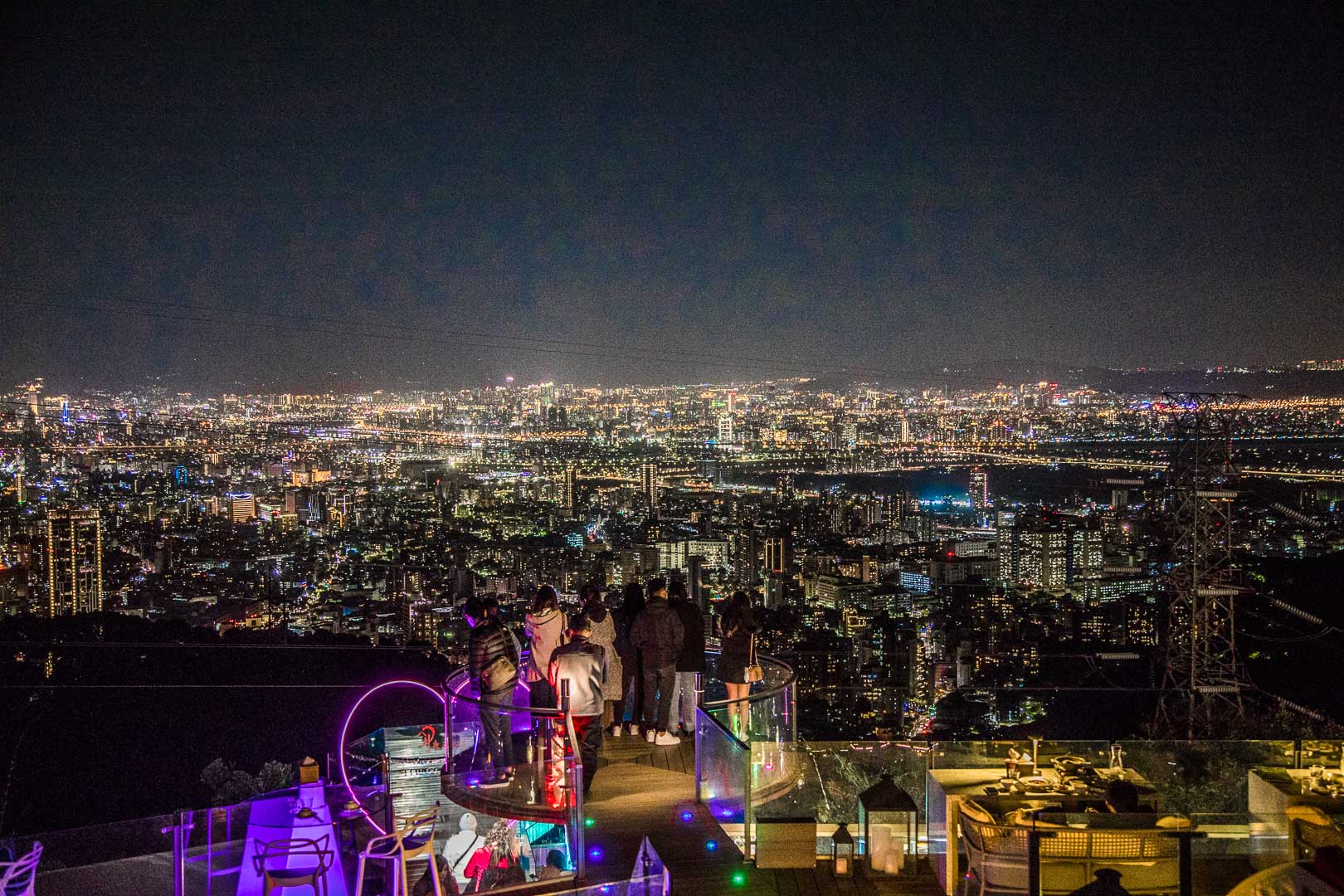 陽明山夜景,草山夜未眠
