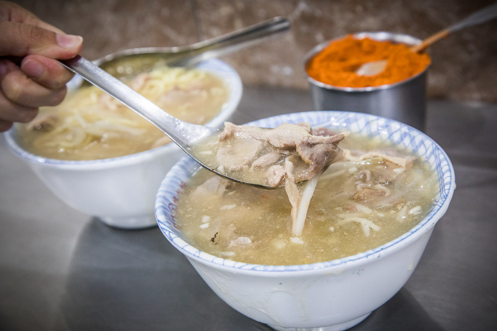 三重美食,北港江記龍門生炒鴨肉焿