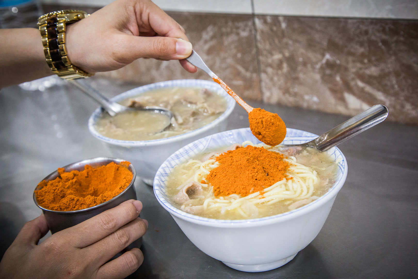 三重美食,北港江記龍門生炒鴨肉焿