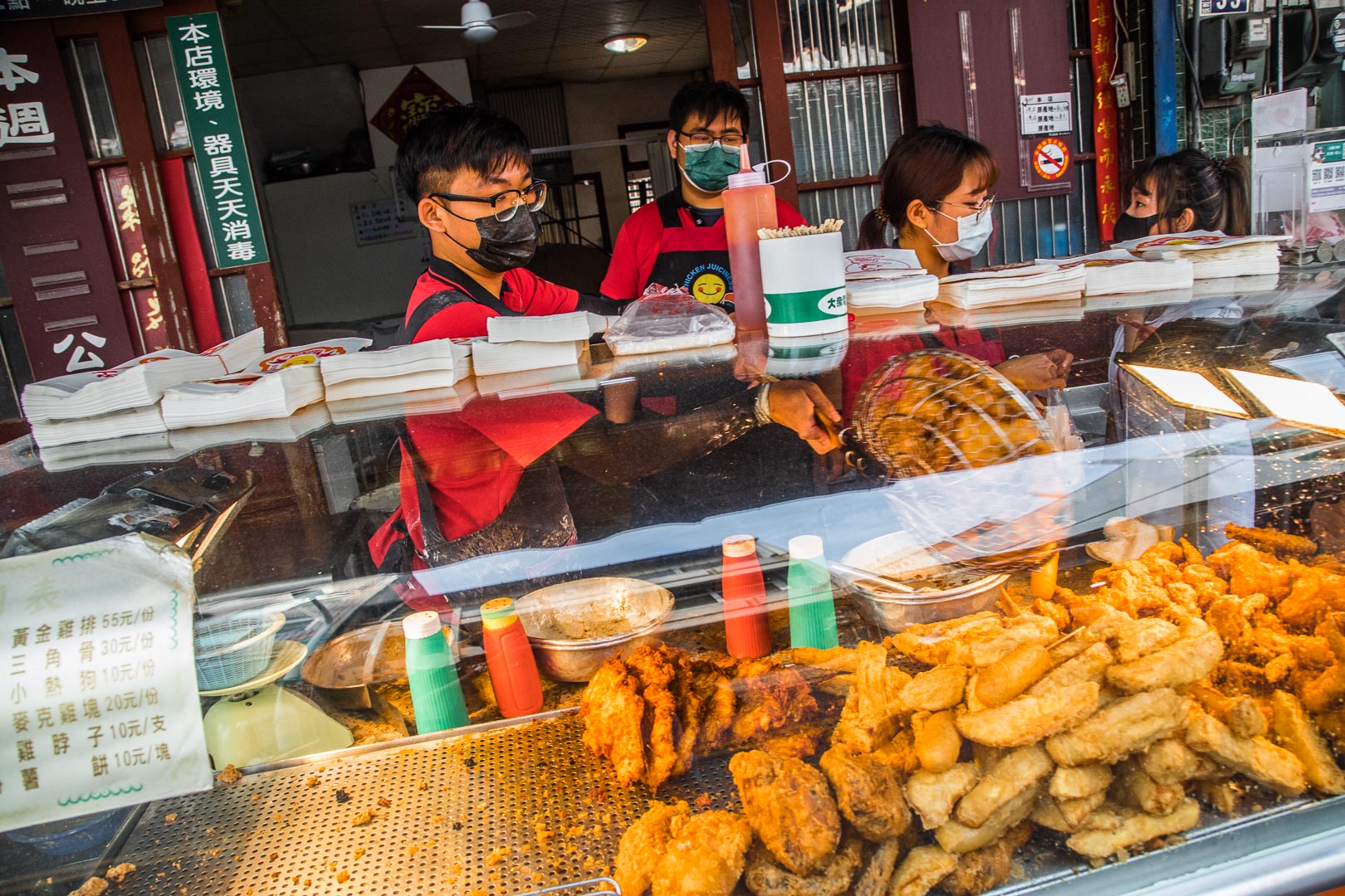 鹿港美食,雞多汁炸雞