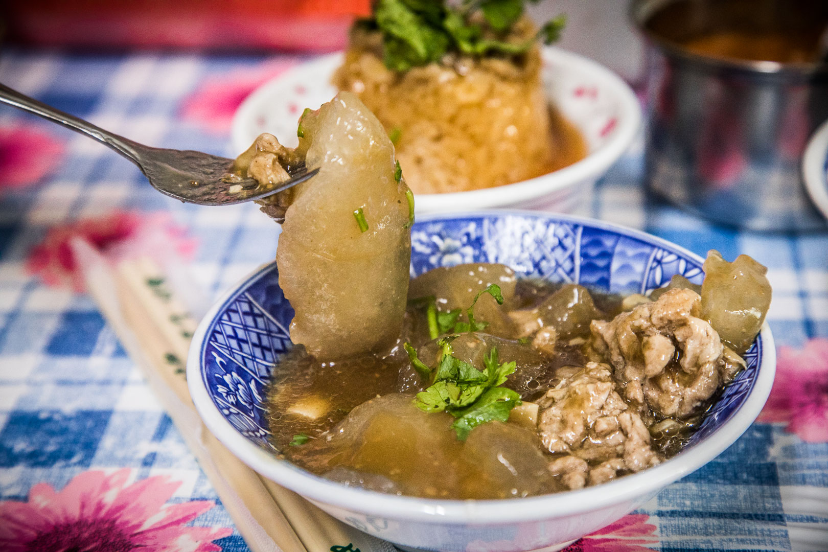 鹿港美食,大頭肉圓