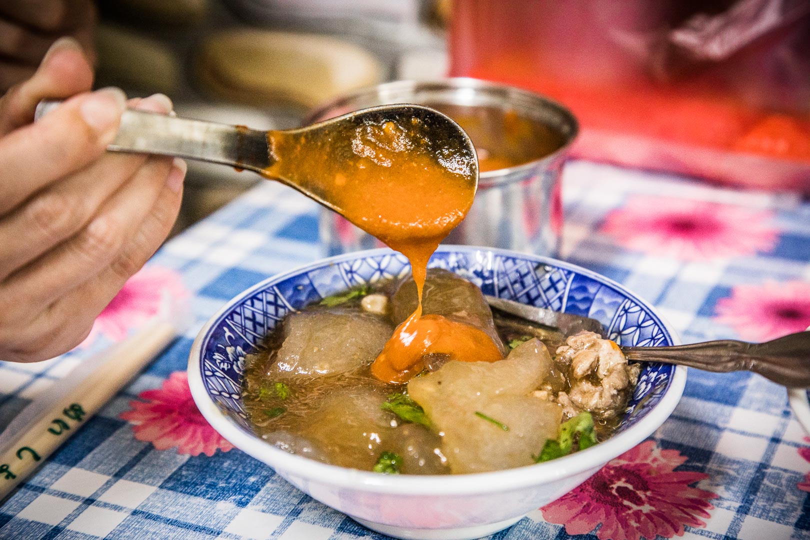 鹿港美食,大頭肉圓