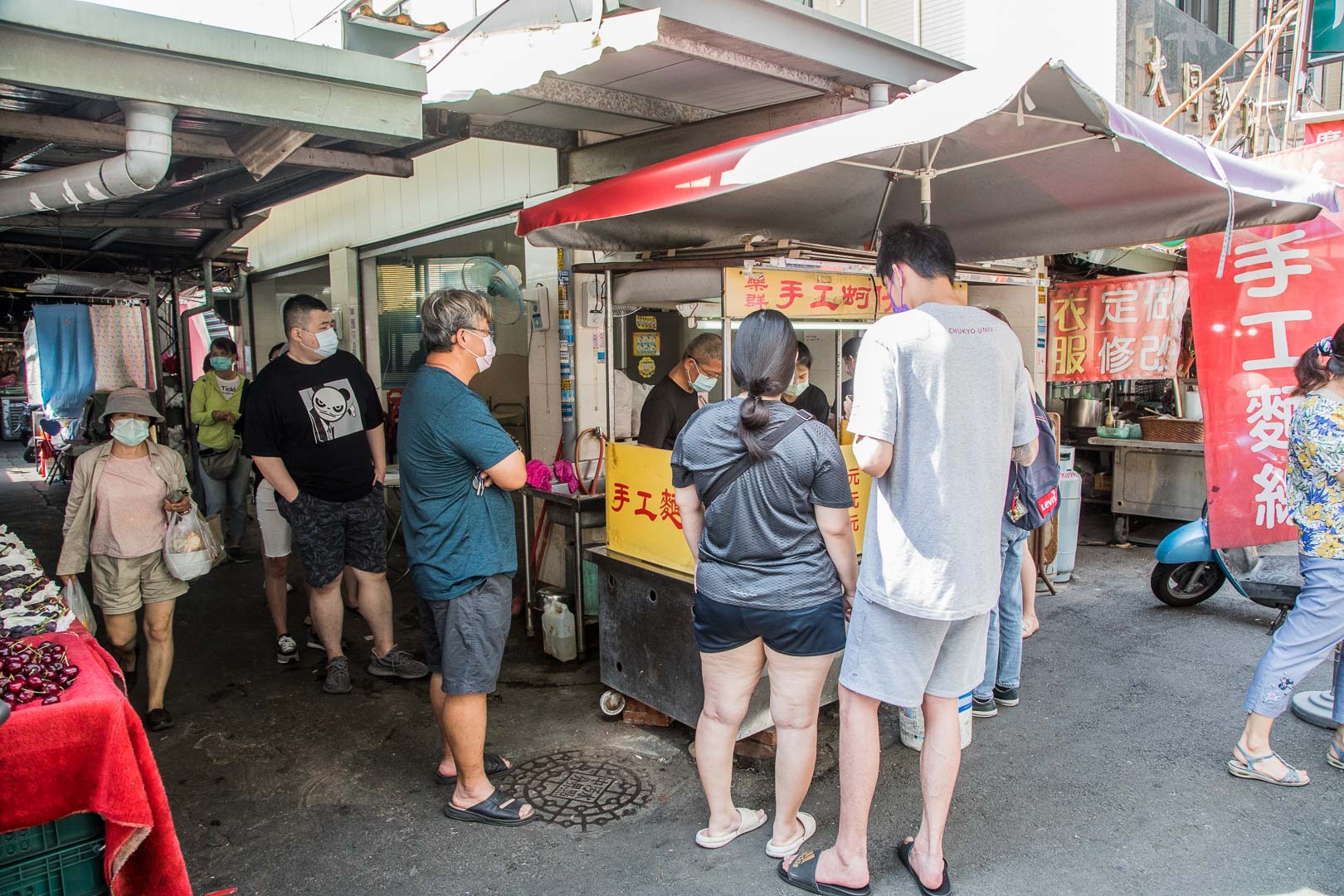 台中第五市場美食,樂群麵線