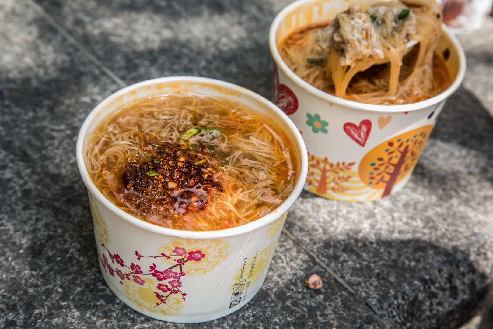 台中第五市場美食,樂群麵線