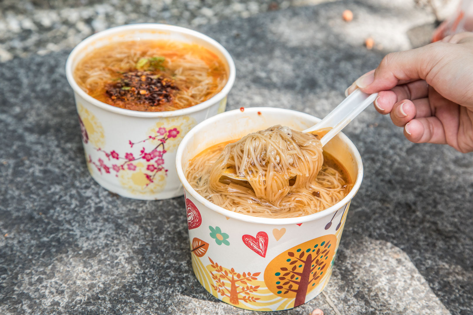 台中第五市場美食,樂群麵線