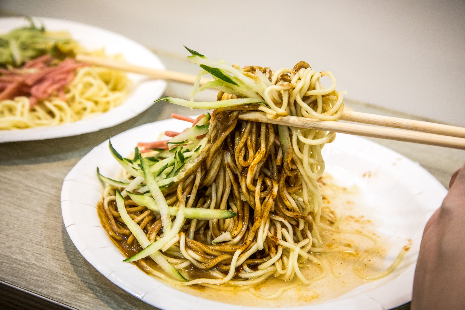 士林夜市美食,家湘涼麵