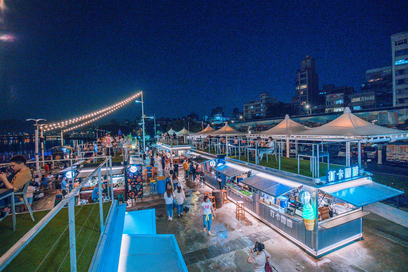台北美食,台北夜景,大稻程美食,大稻埕市集,大稻埕貨櫃市集,大稻埕貨櫃市集美食,大稻埕貨櫃市集停車