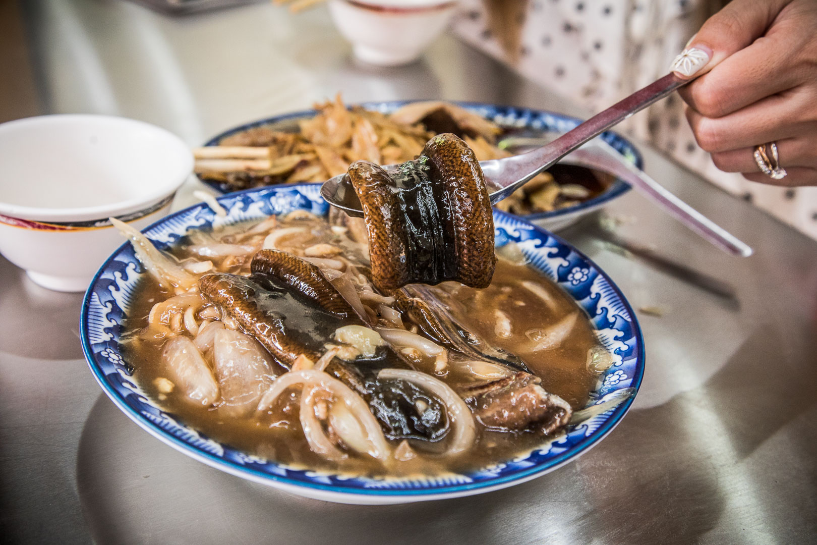 台南鱔魚意麵,進福炒鱔魚專家