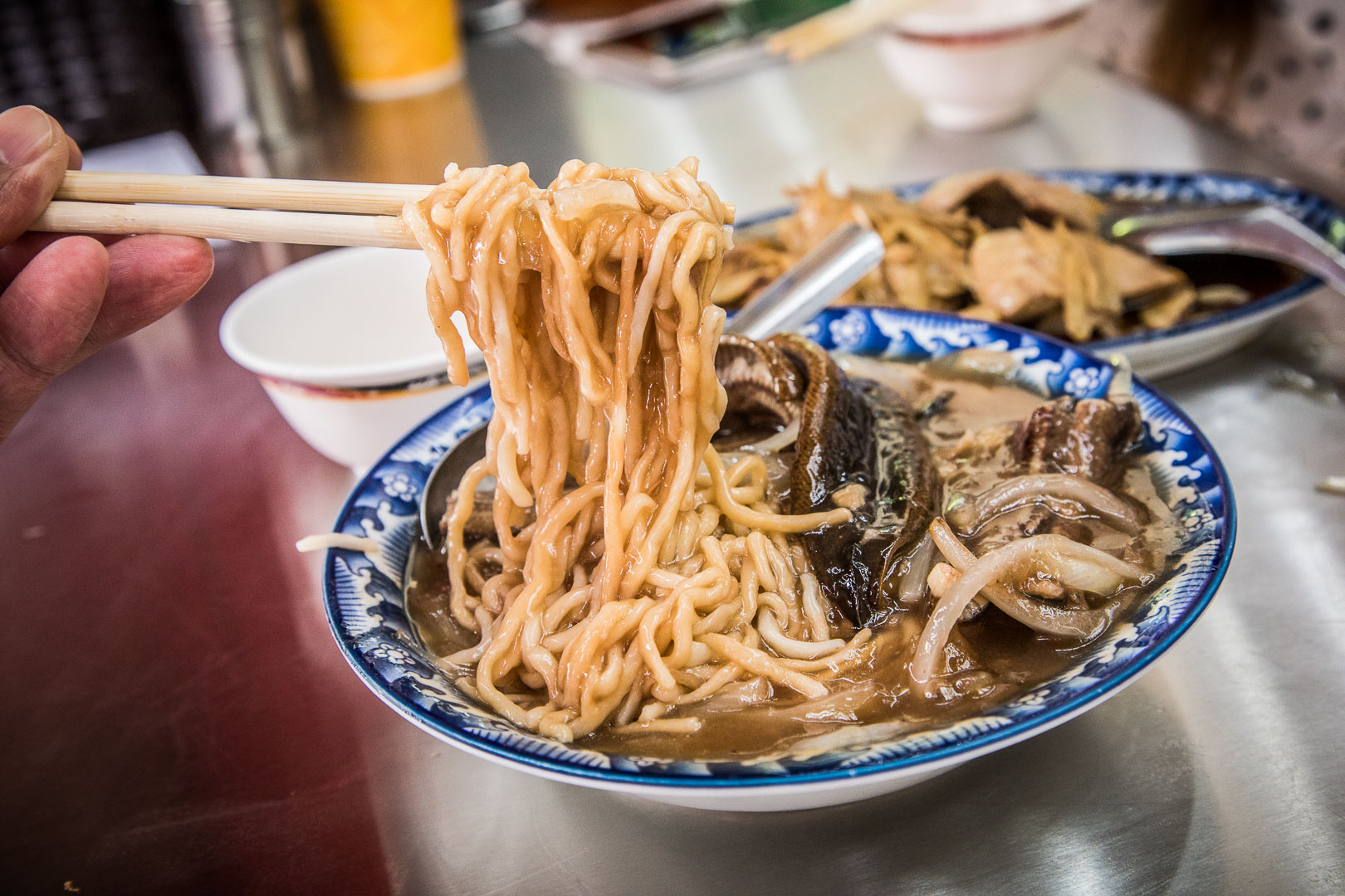 台南鱔魚意麵,進福炒鱔魚專家