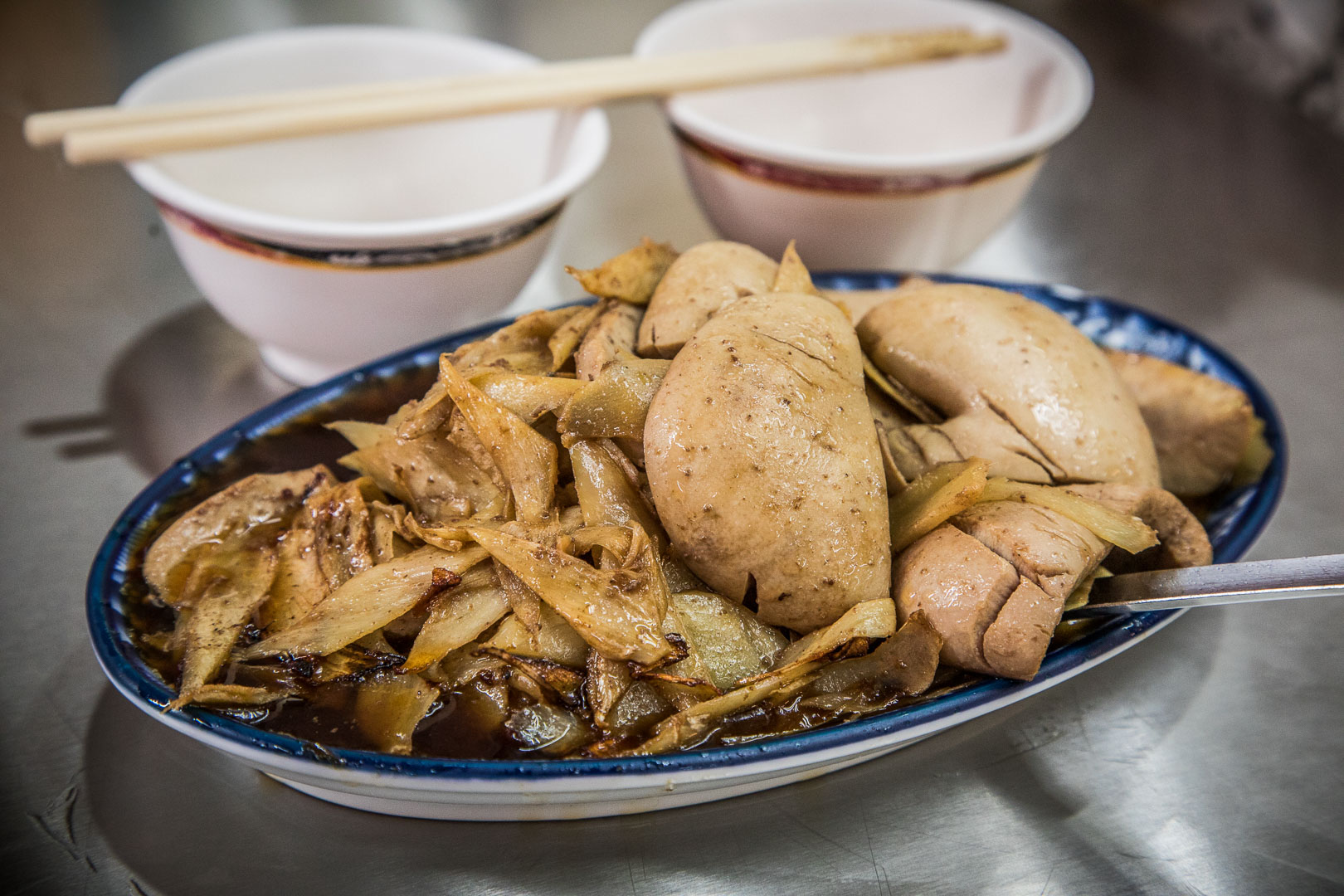 台南鱔魚意麵,進福炒鱔魚專家