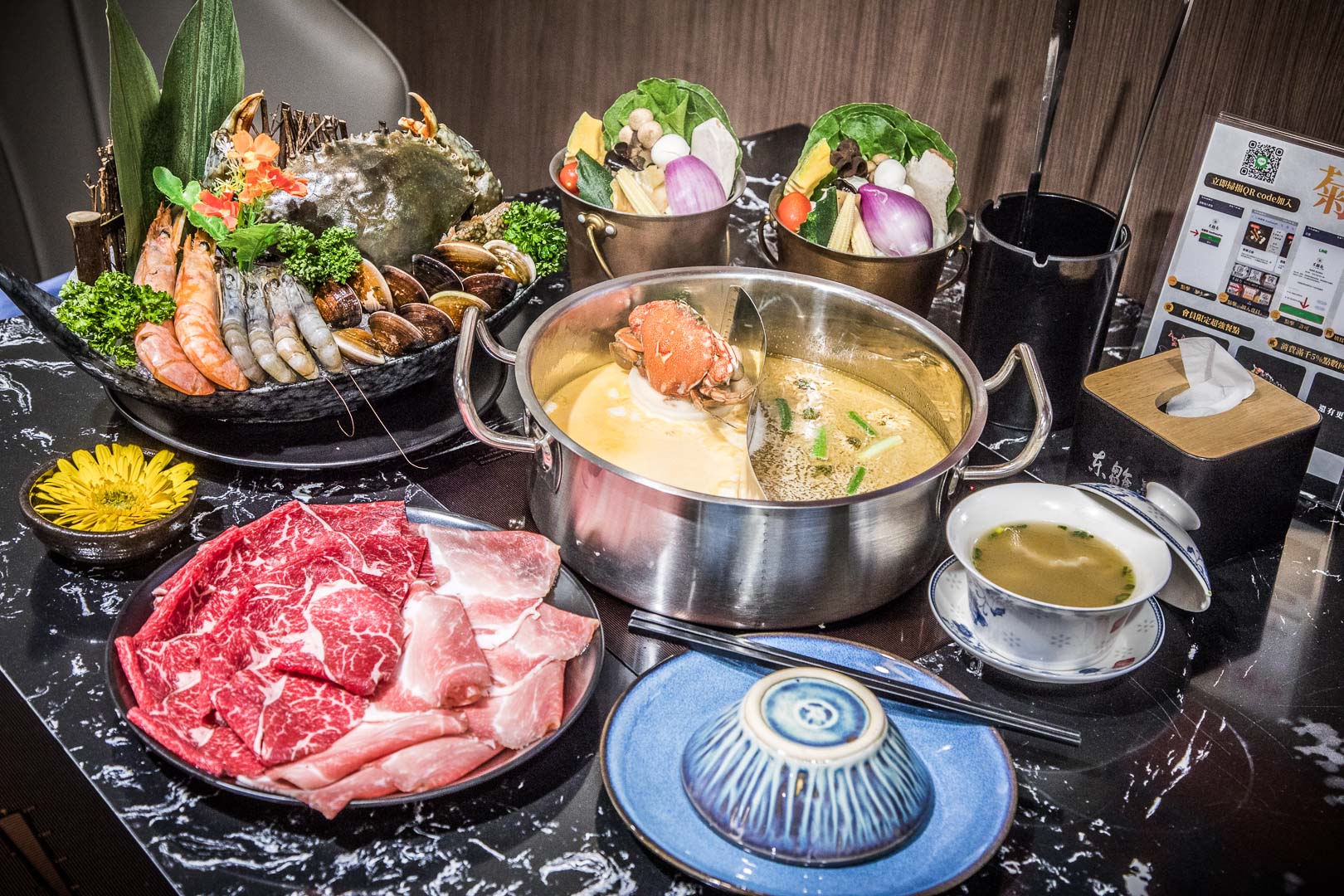 新店火鍋,東雛菊風味鍋物-七張店,新店東雛菊風味鍋物,台北捷運美食,台北海鮮火鍋,新店美食,新店火鍋推薦,台北鍋物,台北螃蟹火鍋,台北高CP值火鍋