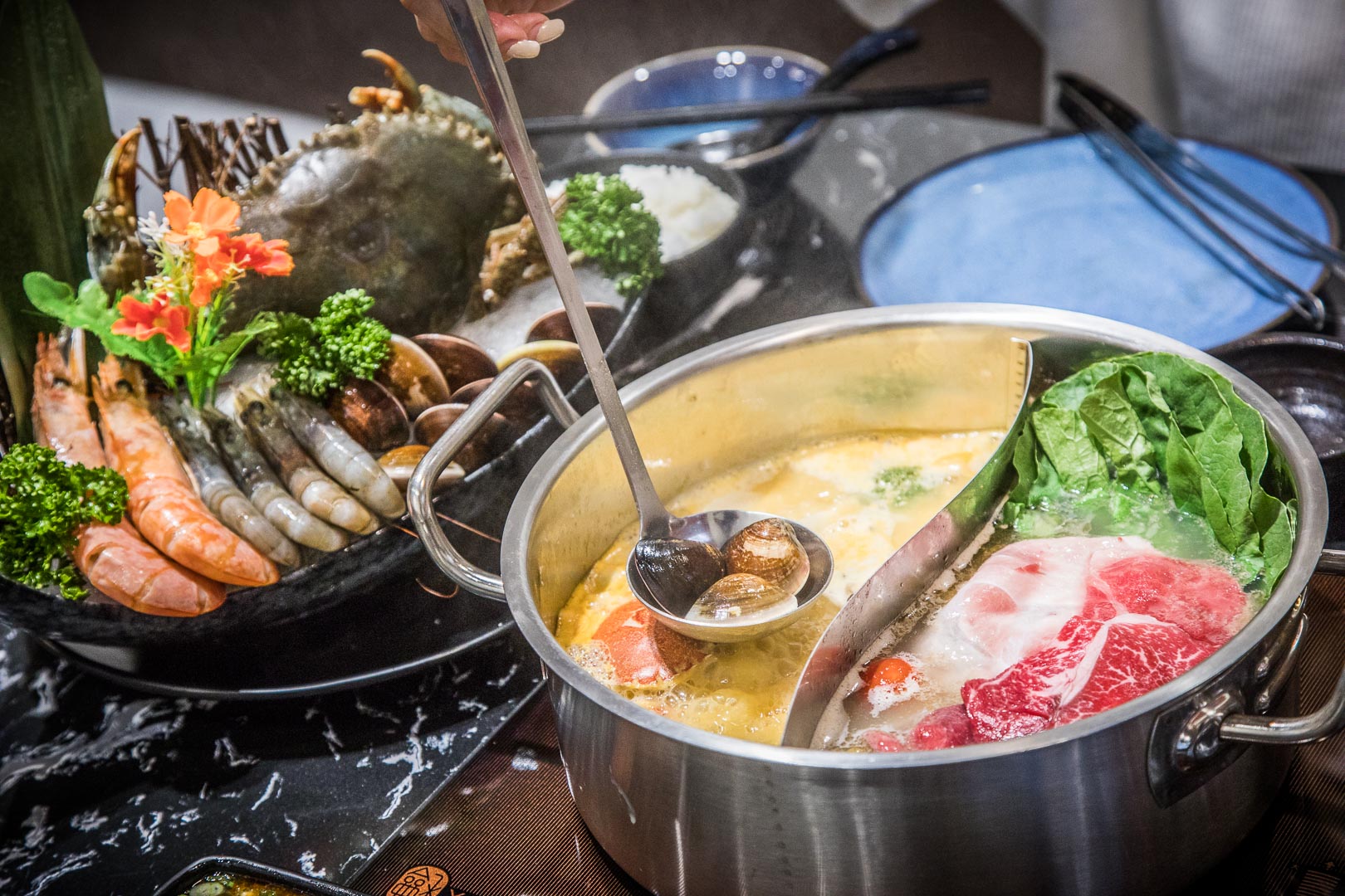 新店火鍋,東雛菊風味鍋物-七張店,新店東雛菊風味鍋物,台北捷運美食,台北海鮮火鍋,新店美食,新店火鍋推薦,台北鍋物,台北螃蟹火鍋,台北高CP值火鍋