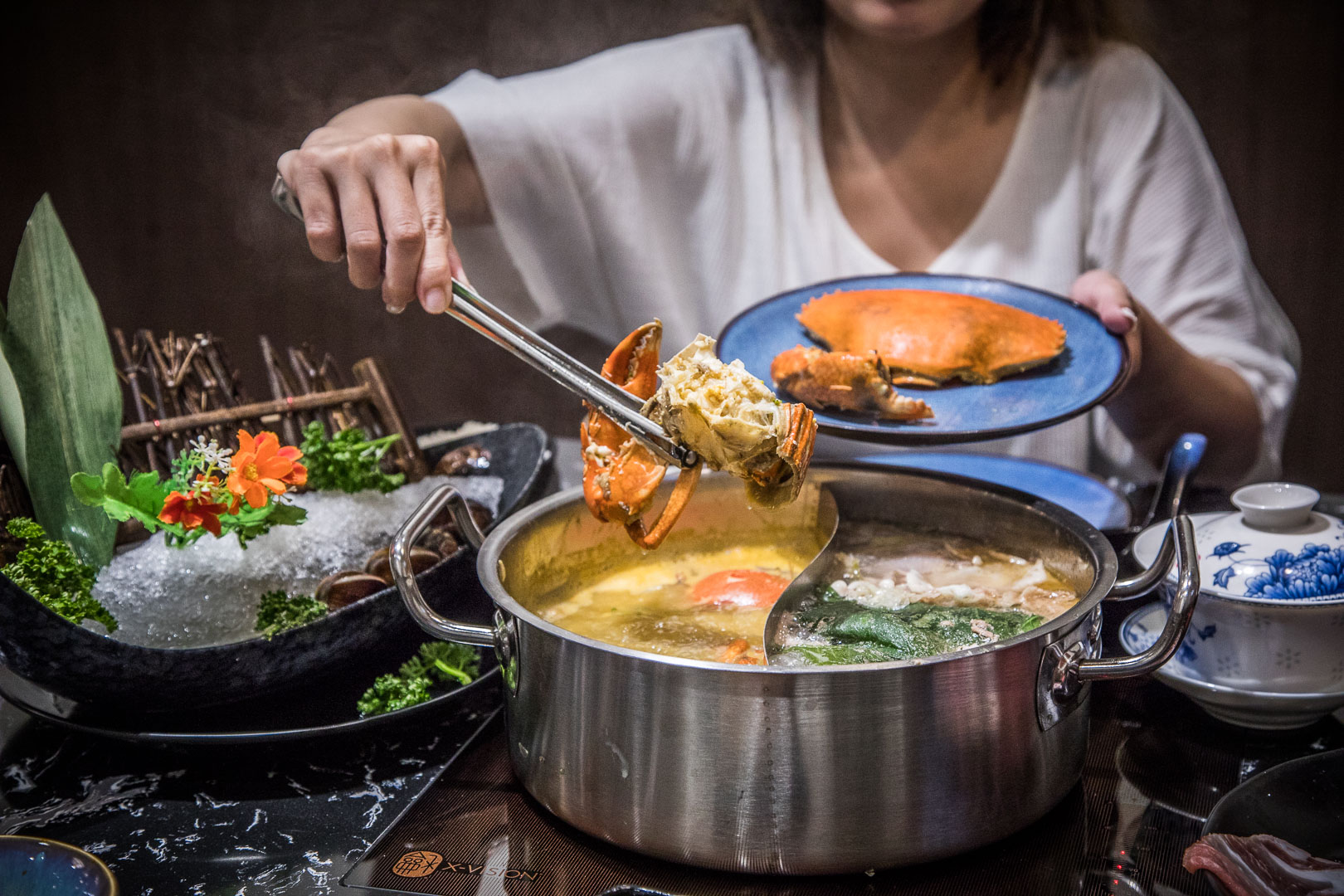 新店火鍋,東雛菊風味鍋物-七張店,新店東雛菊風味鍋物,台北捷運美食,台北海鮮火鍋,新店美食,新店火鍋推薦,台北鍋物,台北螃蟹火鍋,台北高CP值火鍋