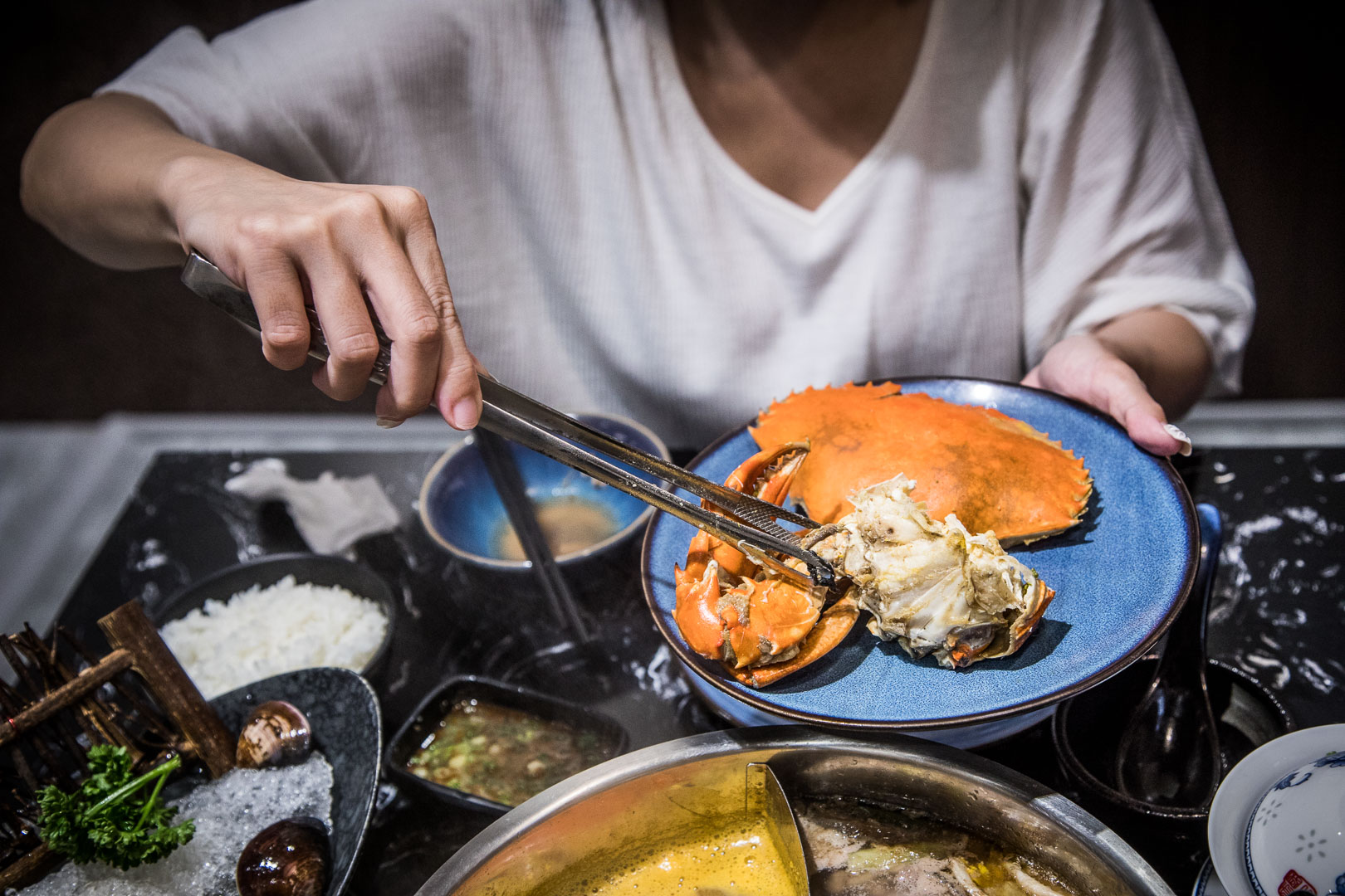 新店火鍋,東雛菊風味鍋物-七張店,新店東雛菊風味鍋物,台北捷運美食,台北海鮮火鍋,新店美食,新店火鍋推薦,台北鍋物,台北螃蟹火鍋,台北高CP值火鍋