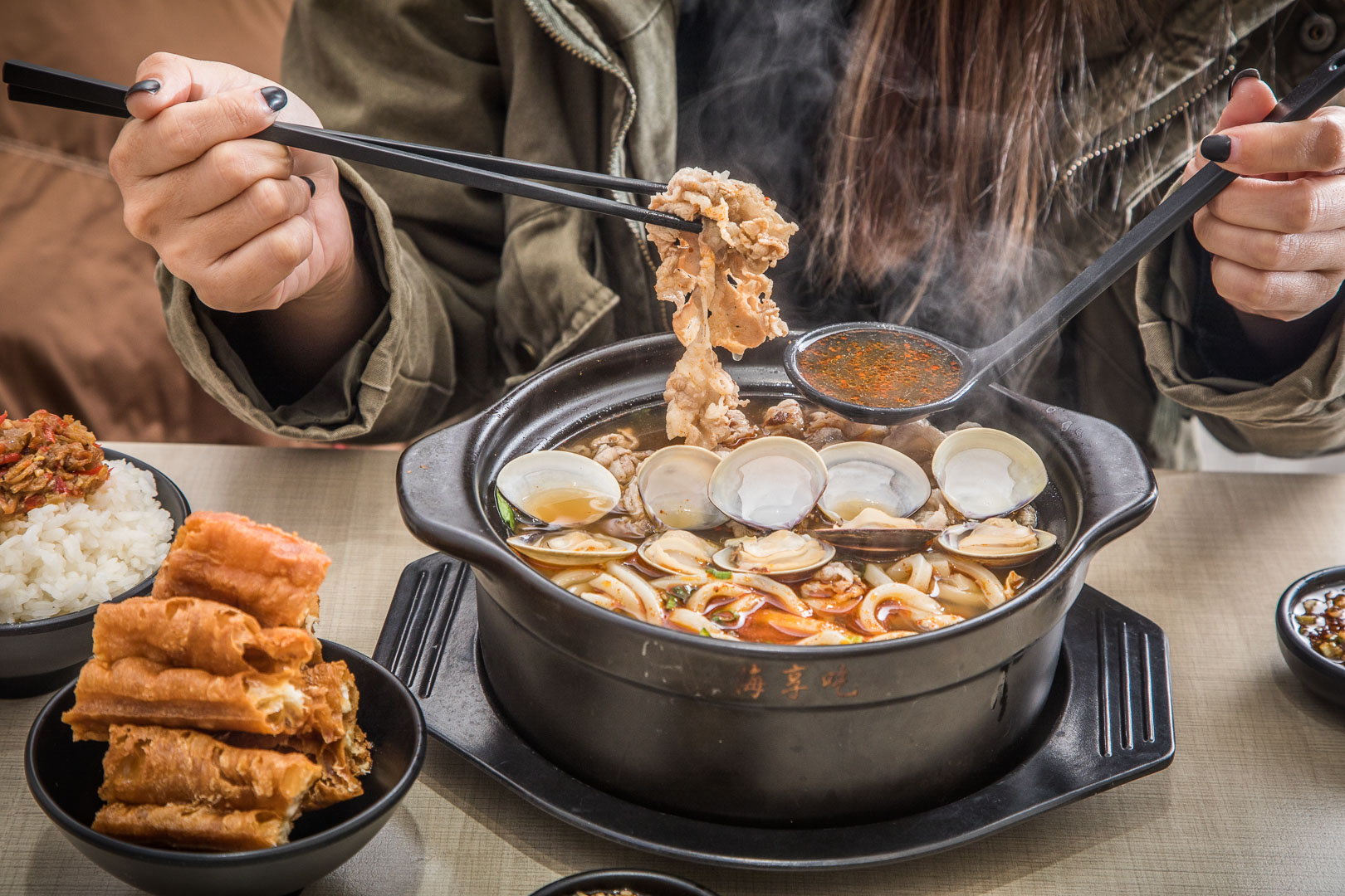 台北火鍋,台北麻辣火鍋,台北小吃,南機場夜市美食,台北小火鍋,南機場夜市火鍋,海享精緻鍋物-南機場店,台北美食 @大手牽小手。玩樂趣
