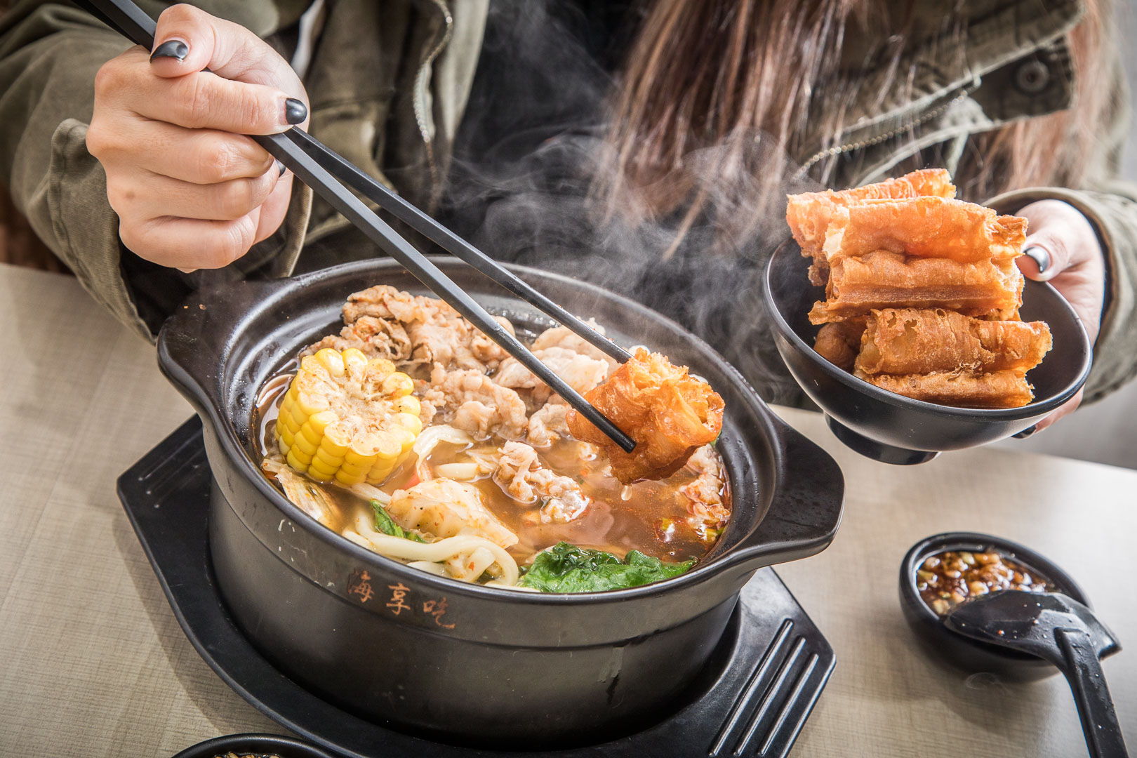 台北美食,台北火鍋,台北麻辣火鍋,台北小吃,南機場夜市美食,台北小火鍋,南機場夜市火鍋,海享精緻鍋物-南機場店