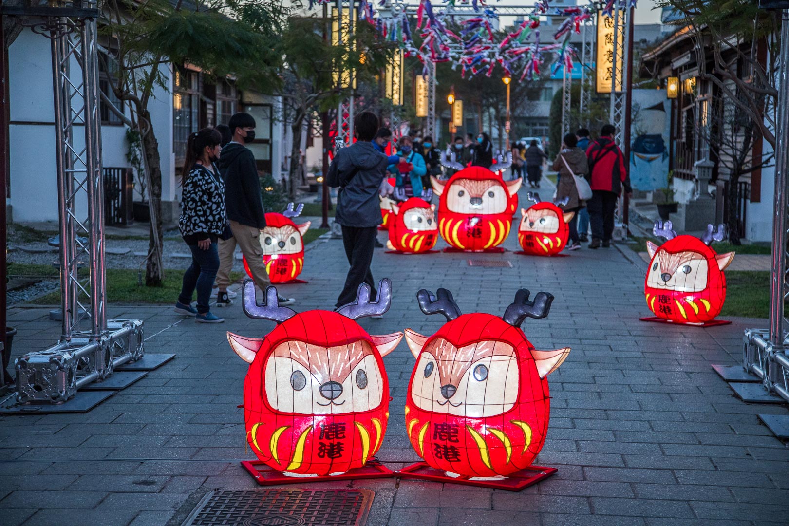 彰化IG景點,彰化小鹿不倒翁,鹿港小鹿不倒翁,鹿港藝術村小鹿不倒翁,鹿港桂花巷藝術村,彰化景點,鹿港景點