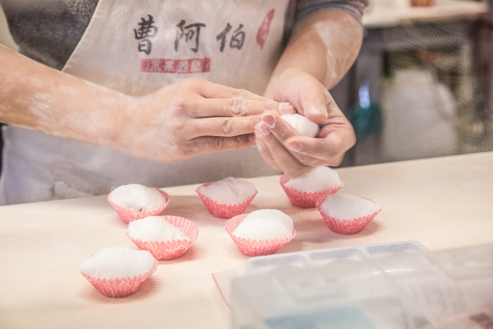 中壢夜市龍鬚糖,曹阿伯草莓龍鬚糖