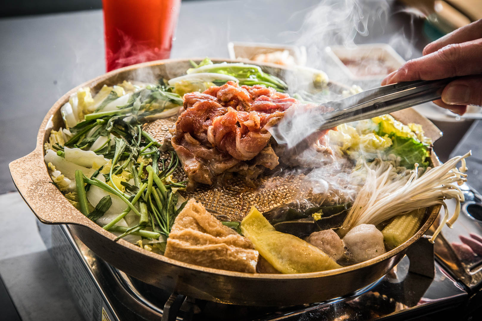 桃園美食,桃園火鍋,桃園泰式料理,桃園鍋物,桃園銅板烤肉,Lil Luck樂嗑泰式銅盤烤肉/泰式即享鍋